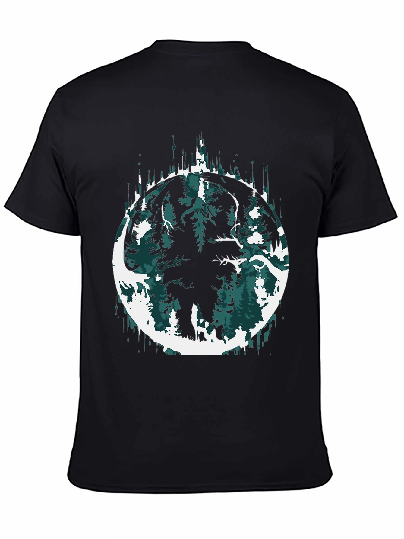 Mammoth Forest Graphic Tee - Mens Black T-Shirt