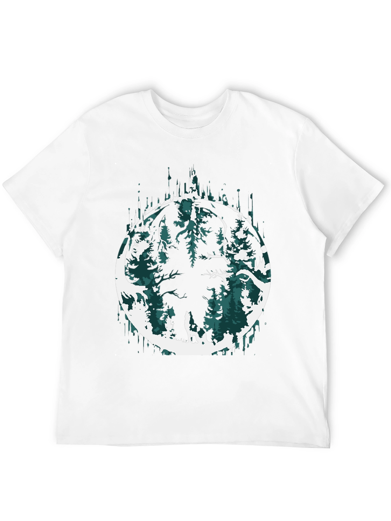 Mammoth Forest Graphic Tee - Mens Black T-Shirt