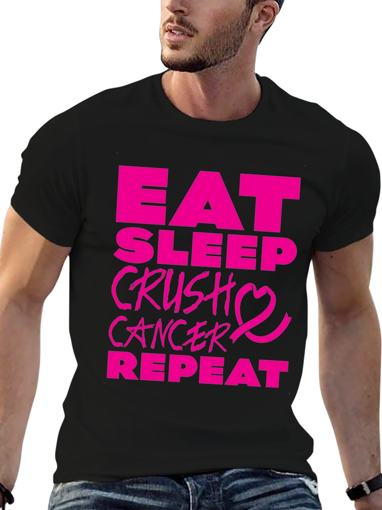 Eat Sleep Crush Cancer T-Shirt
