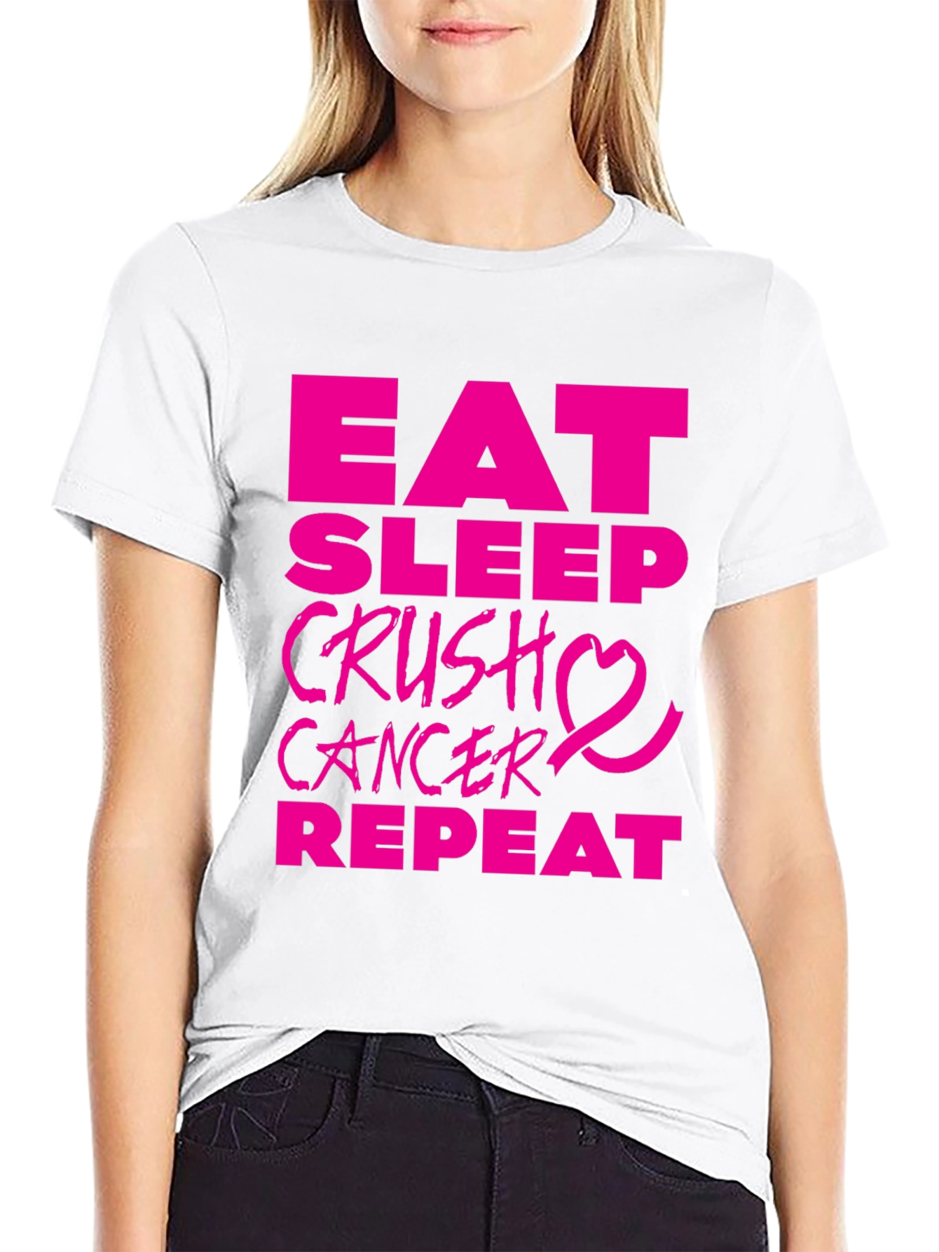Eat Sleep Crush Cancer T-Shirt