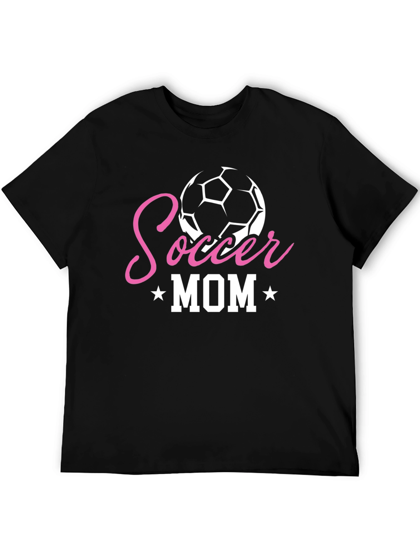 Soccer Mom Graphic T-Shirt - Black
