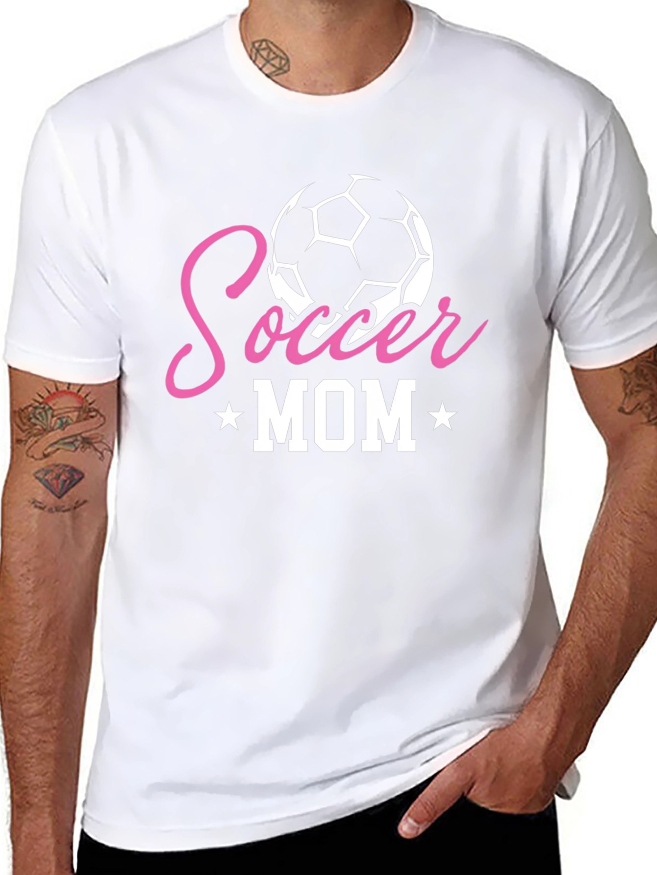 Soccer Mom Graphic T-Shirt - Black