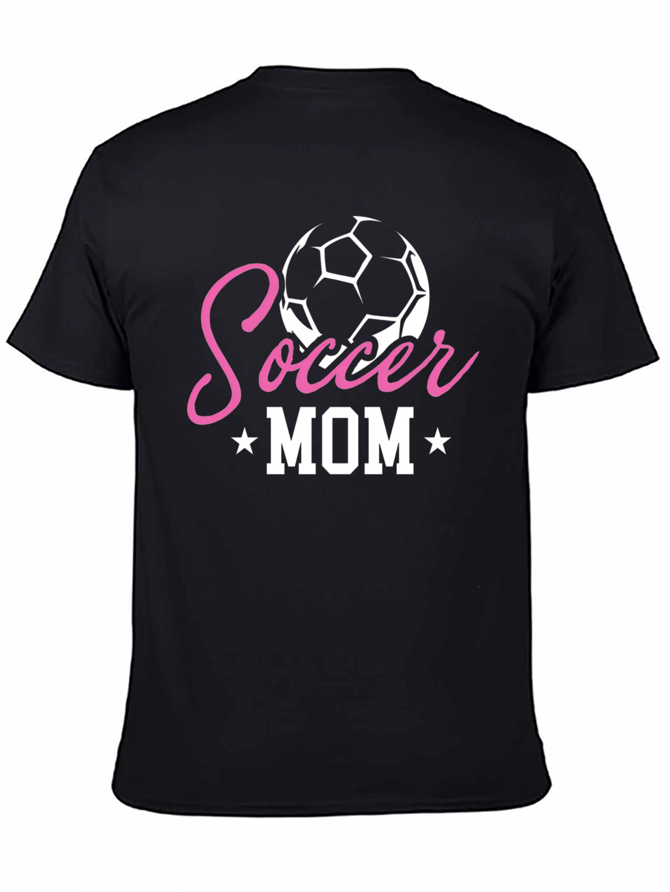 Soccer Mom Graphic T-Shirt - Black