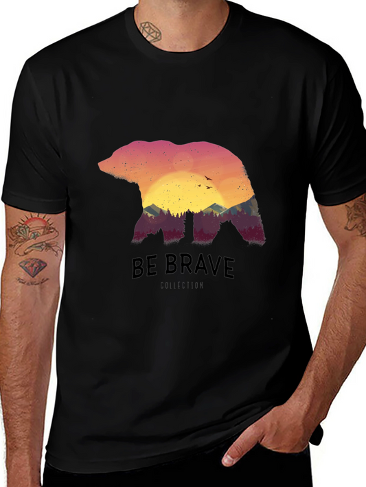 Brave Bear Nature Graphic Tee