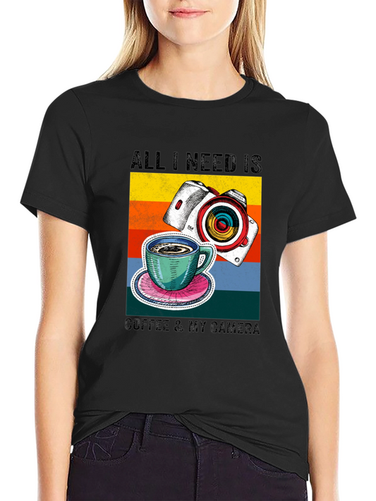 Coffee & Camera Graphic Tee