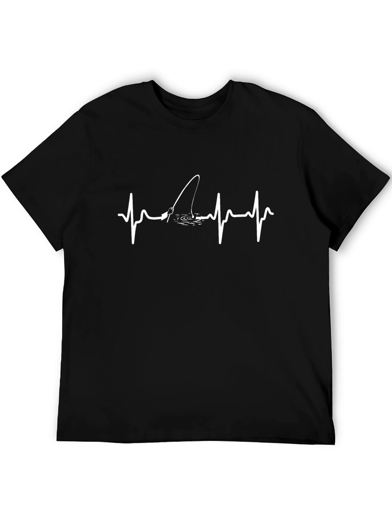 Fishing Heartbeat T-Shirt