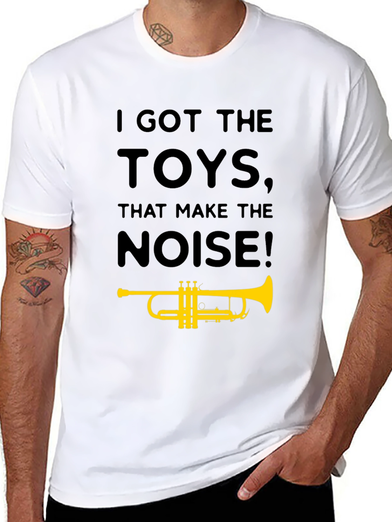 I Got The Toys Trumpet T-Shirt - Black