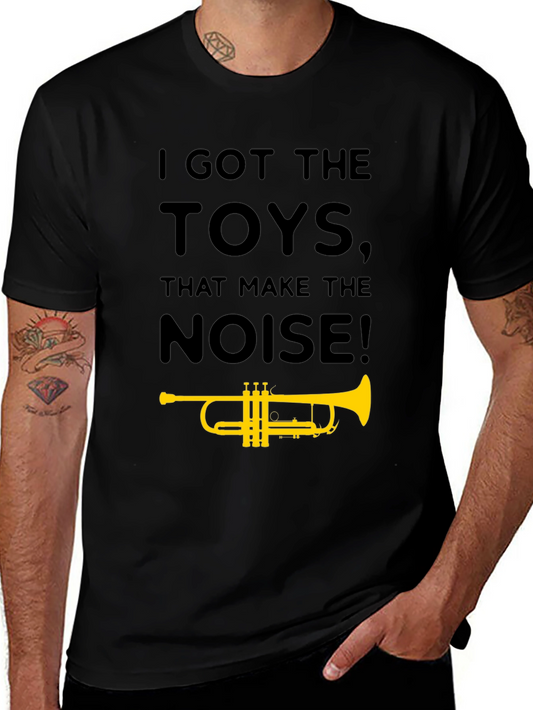 I Got The Toys Trumpet T-Shirt - Black