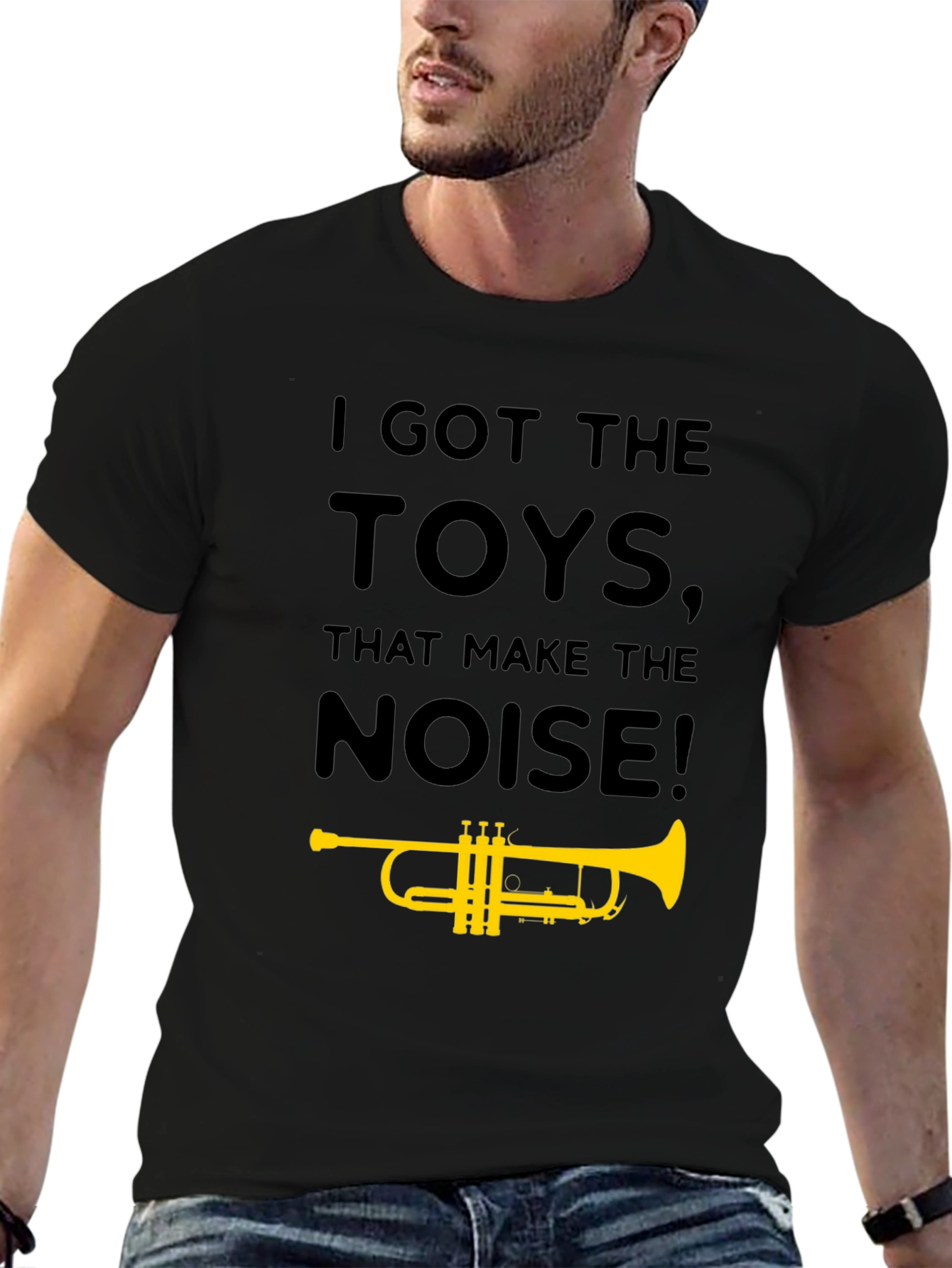 I Got The Toys Trumpet T-Shirt - Black