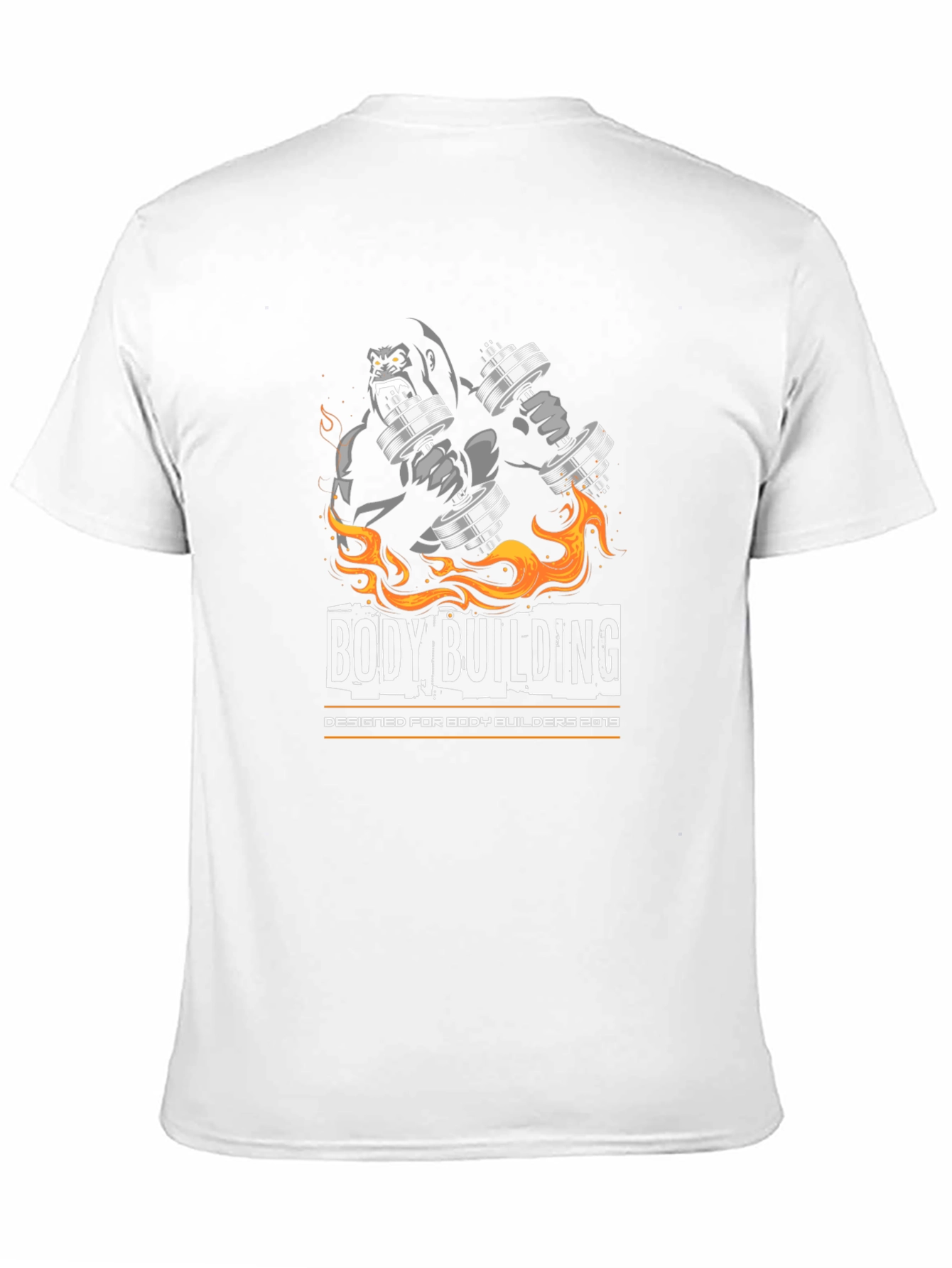 Bodybuilding Gorilla Graphic T-Shirt