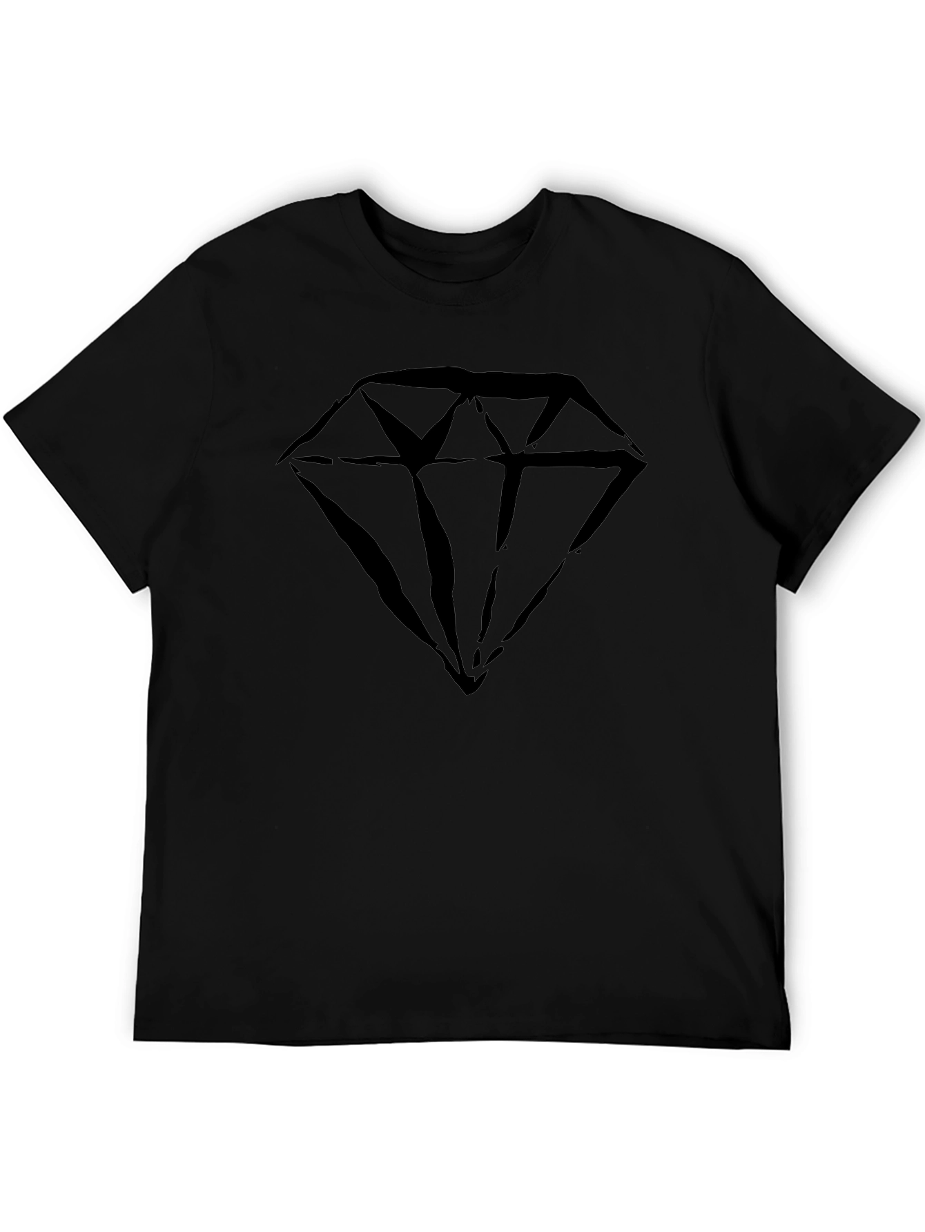 Diamond Graphic T-Shirt - Stylish Mens Tee