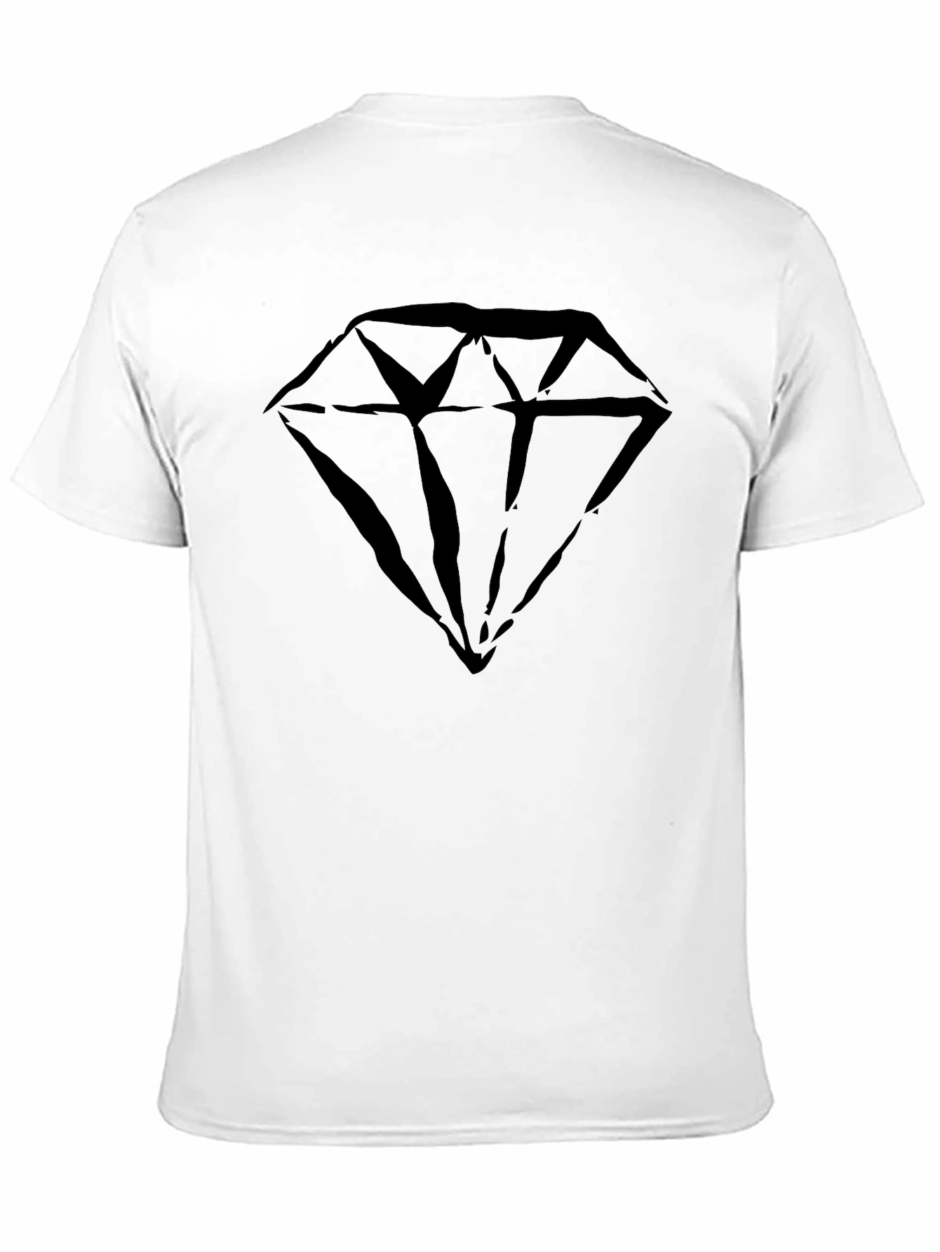 Diamond Graphic T-Shirt - Stylish Mens Tee