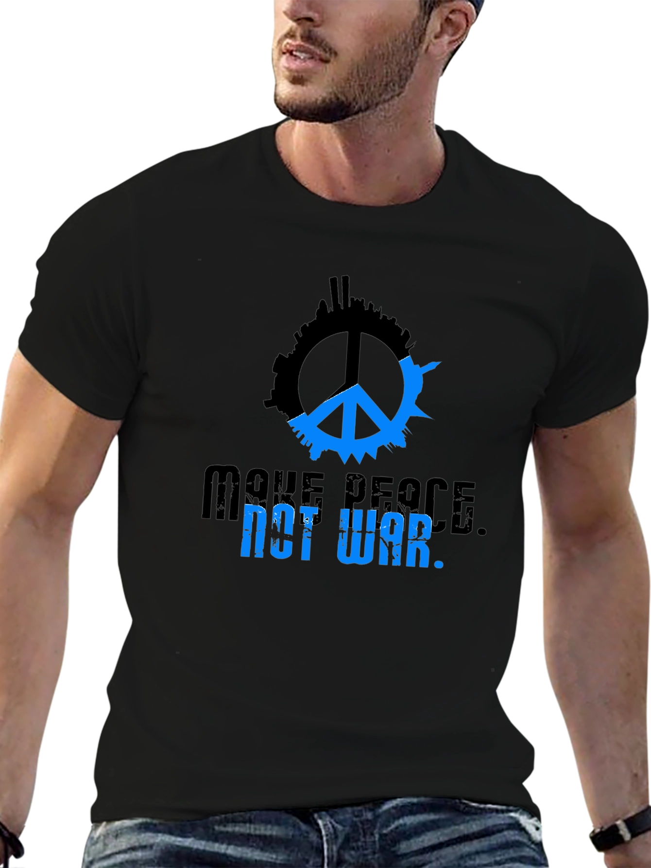 Peace Not War Graphic T-Shirt