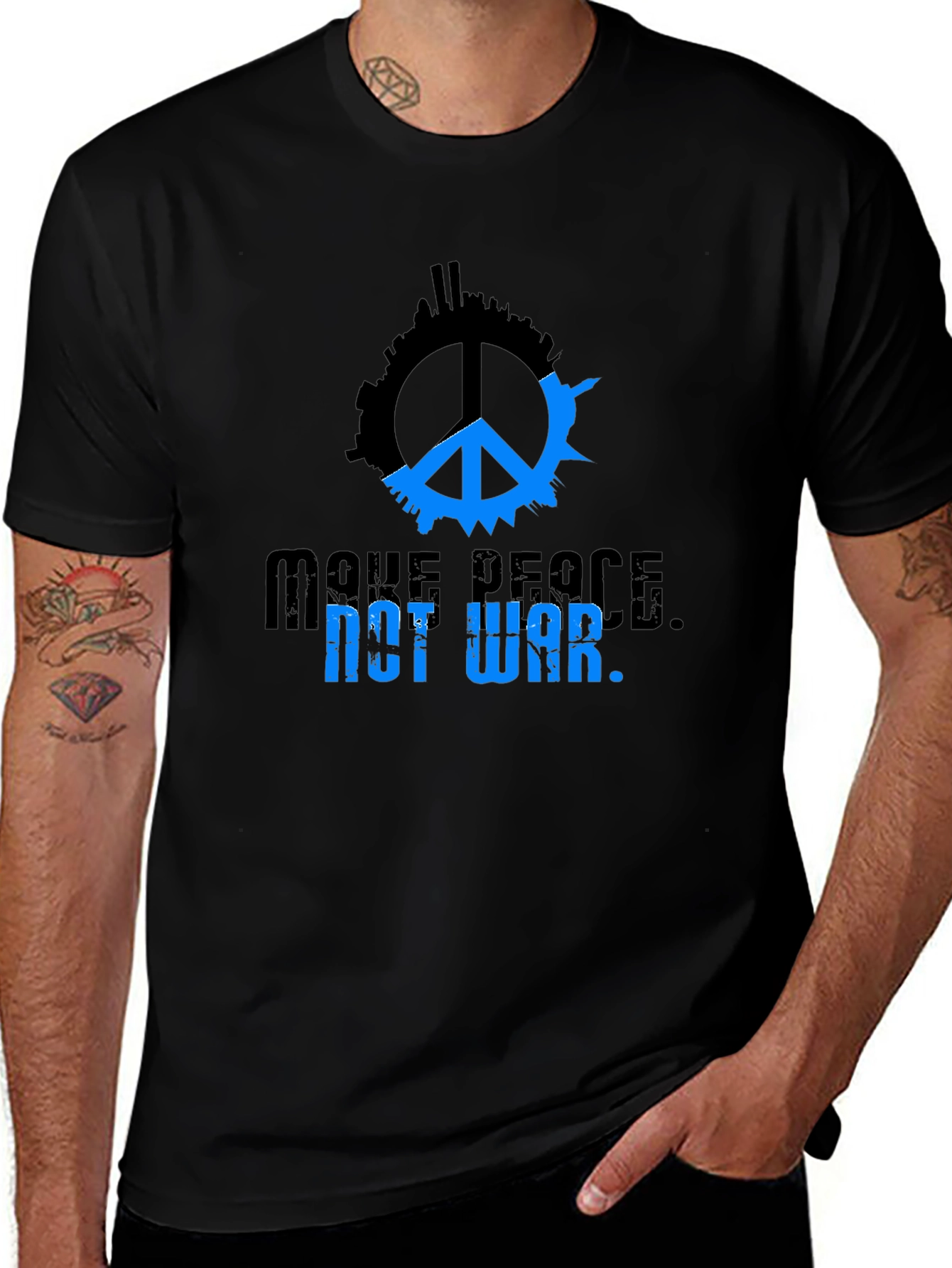 Peace Not War Graphic T-Shirt