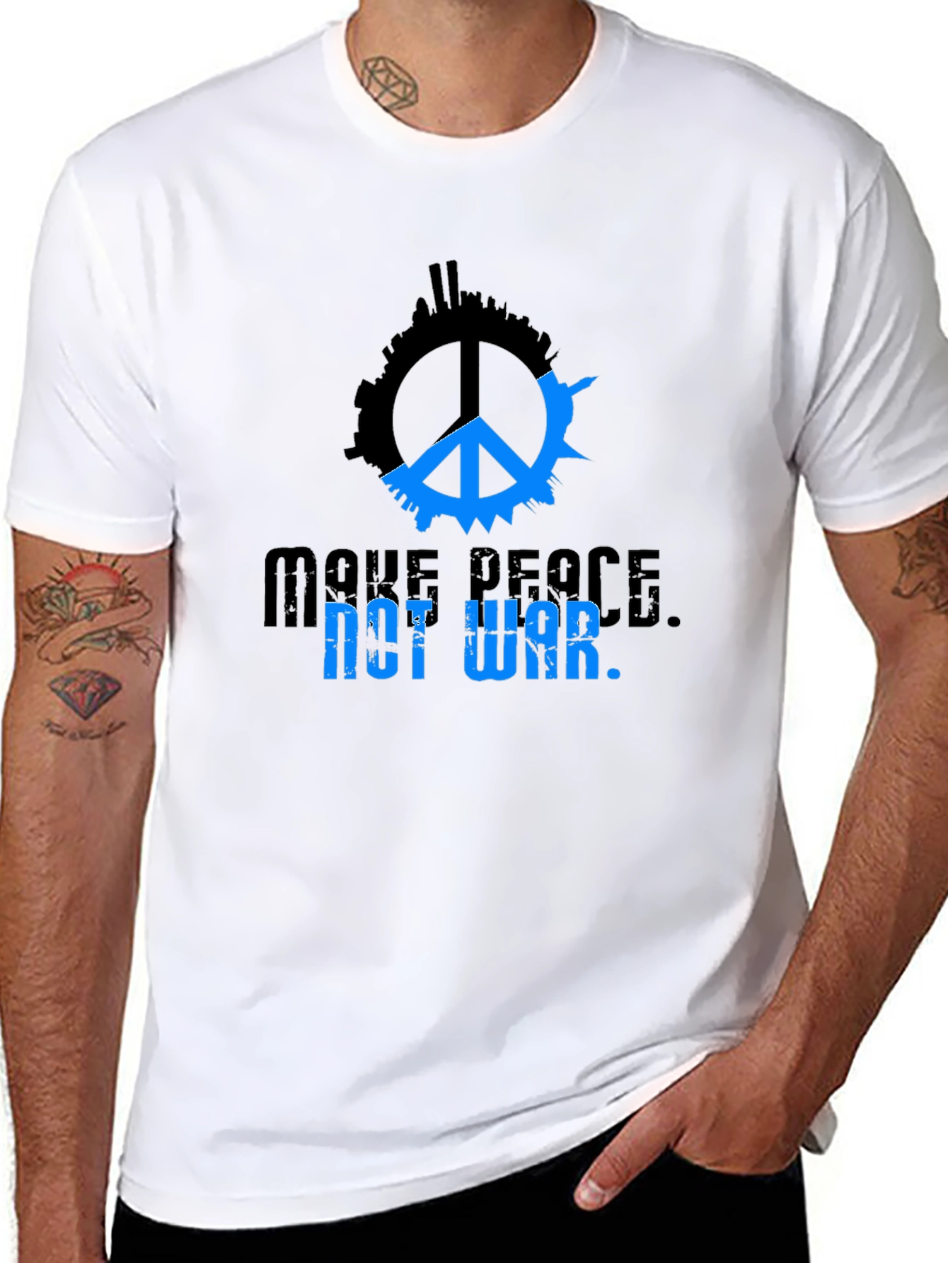 Peace Not War Graphic T-Shirt