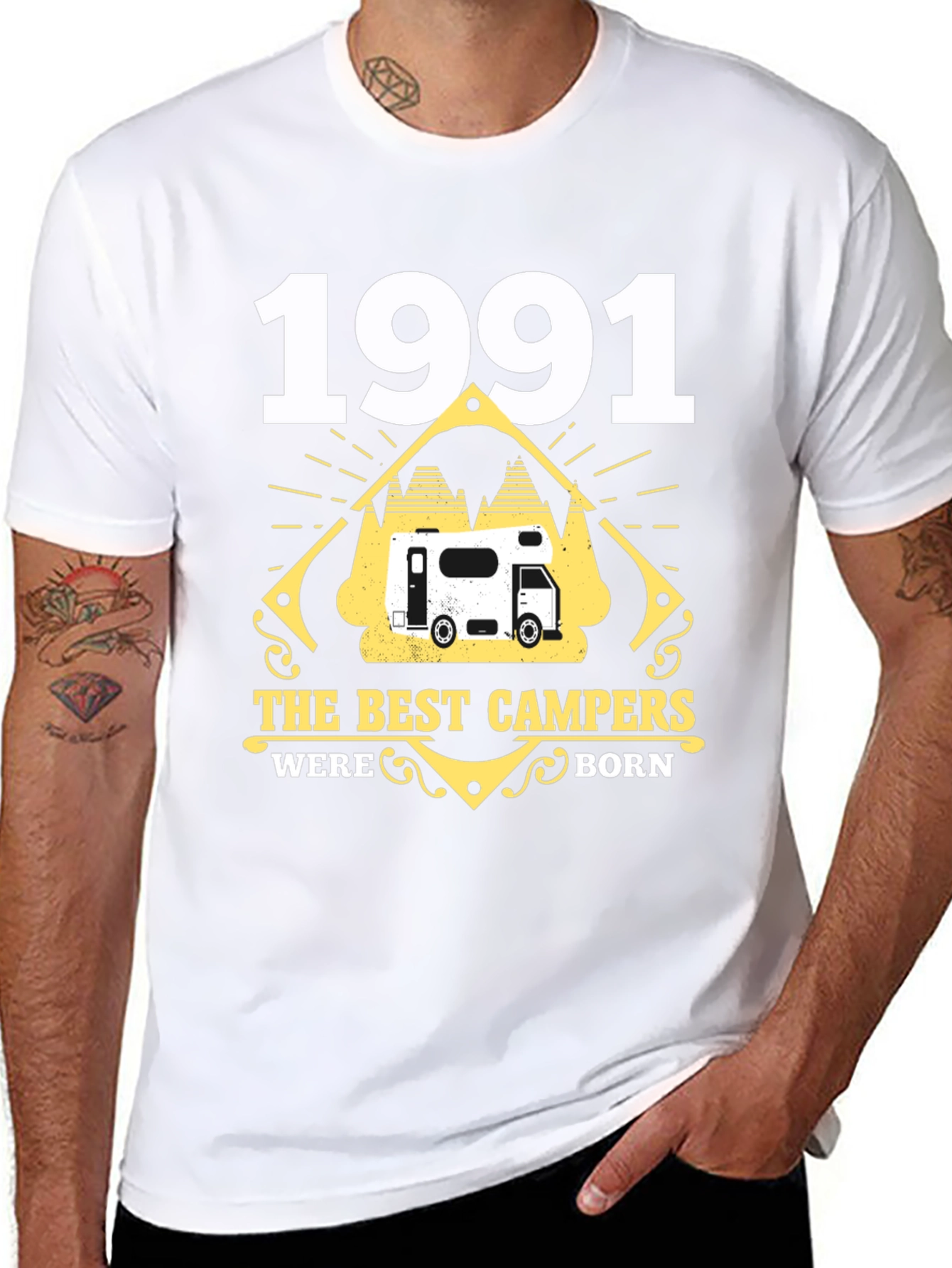 1991 Best Campers Born Graphic T-Shirt