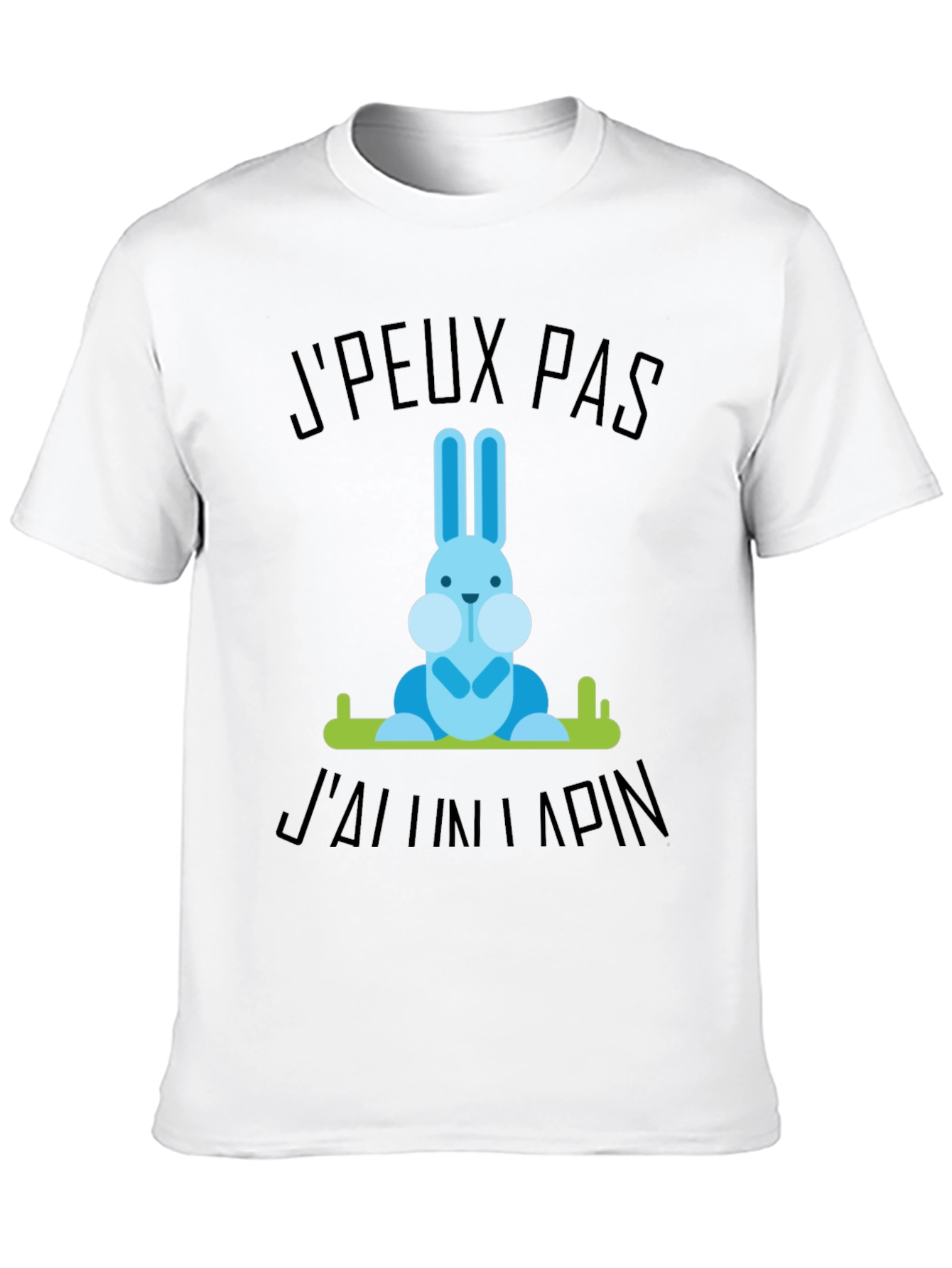 Funny Jpeux Pas Jai Un Lapin Rabbit Graphic T-Shirt