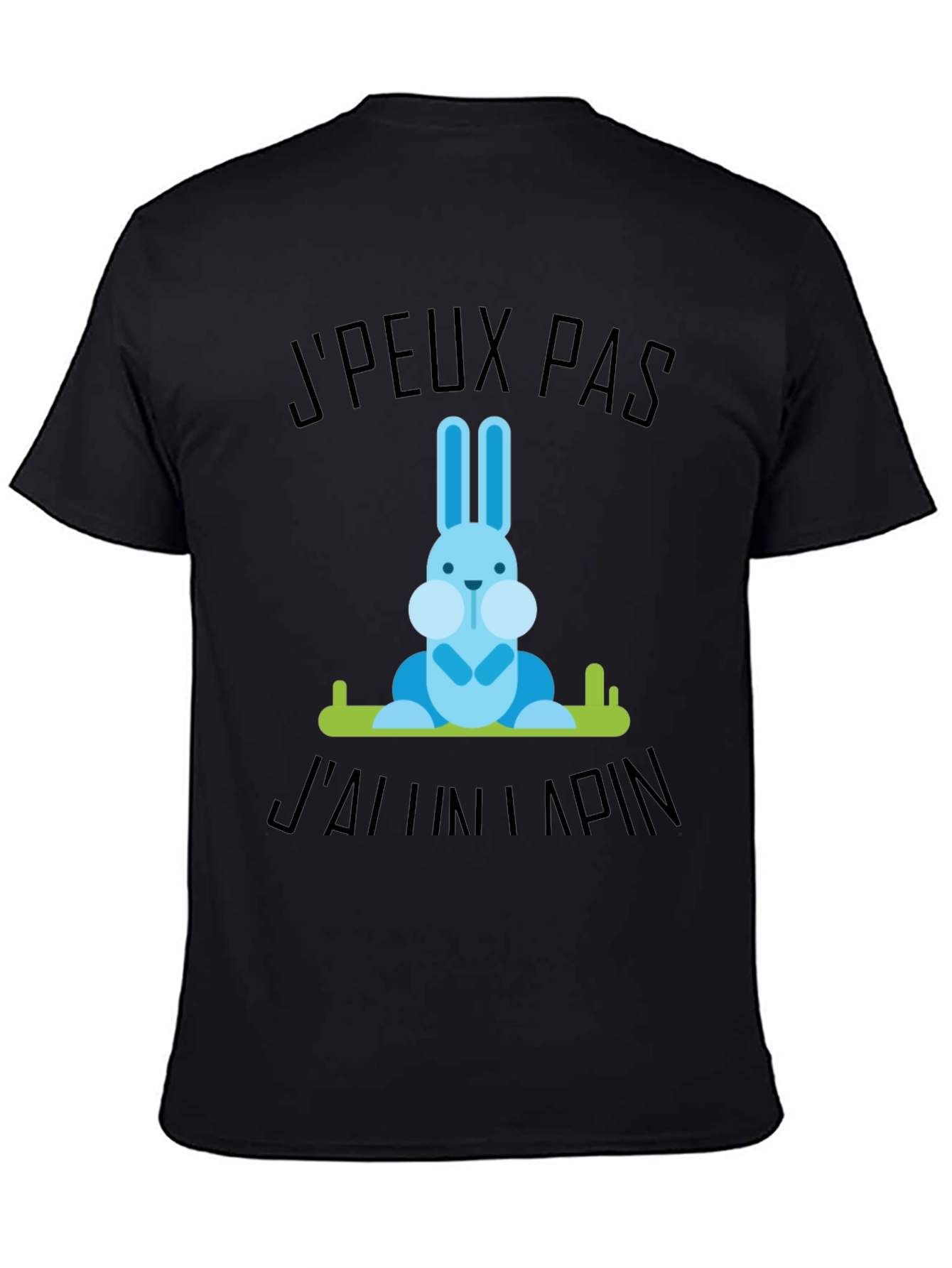 Funny Jpeux Pas Jai Un Lapin Rabbit Graphic T-Shirt