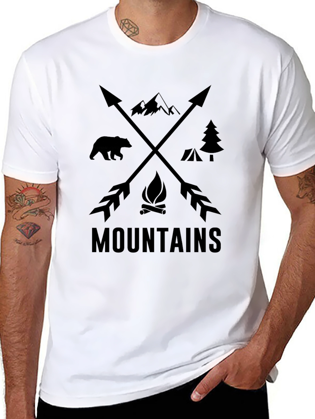 Mountains Graphic Tee - Adventure Awaits!