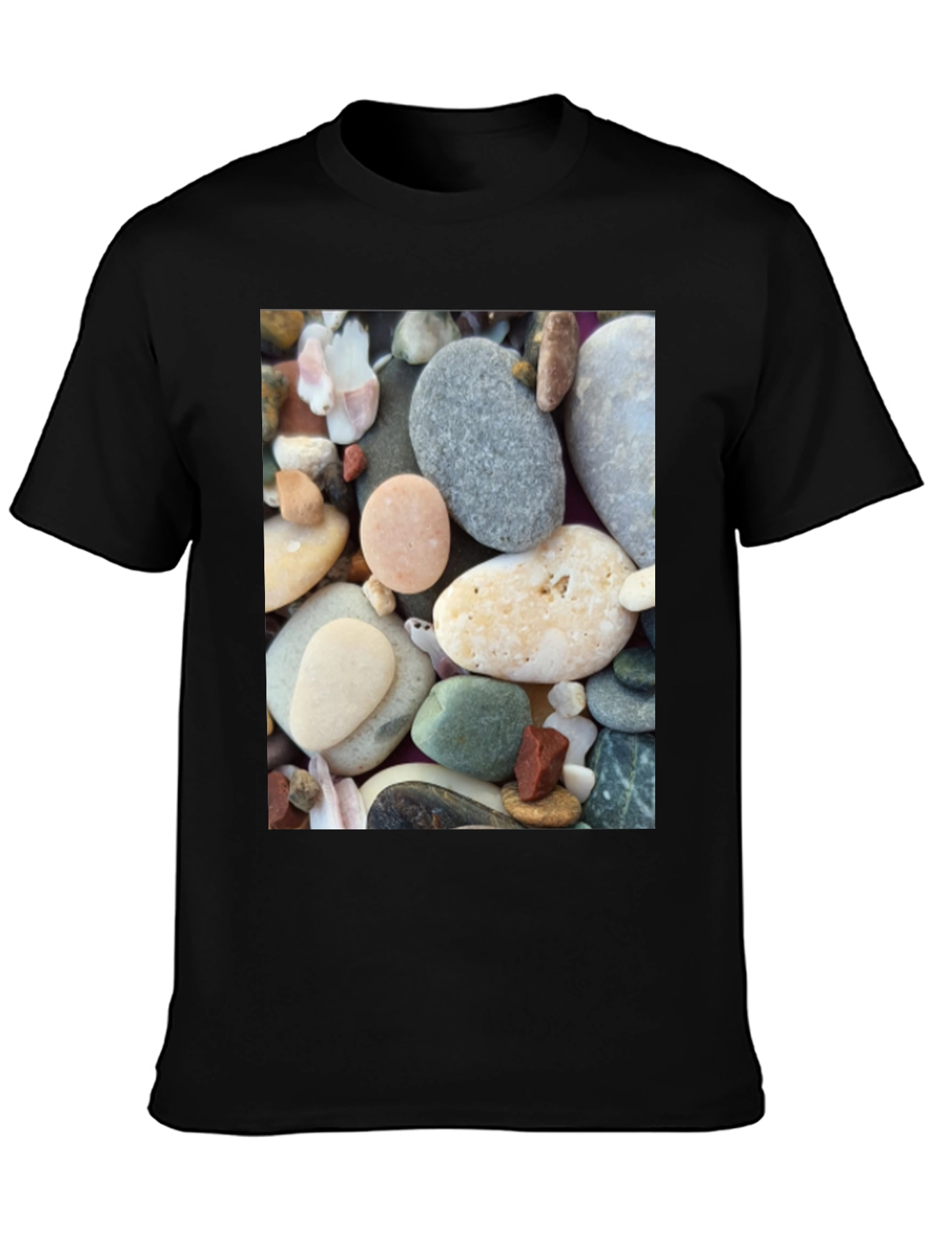 Pebble Print Tee - Beach Lovers Comfort
