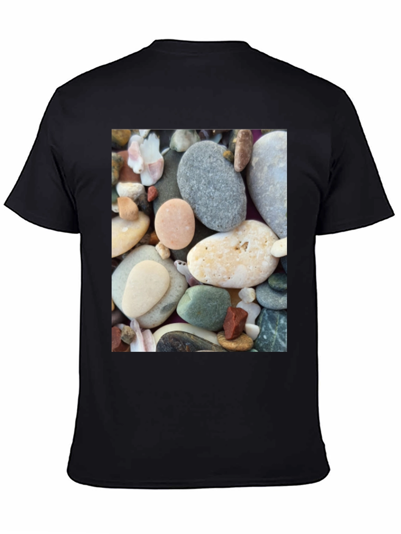 Pebble Print Tee - Beach Lovers Comfort