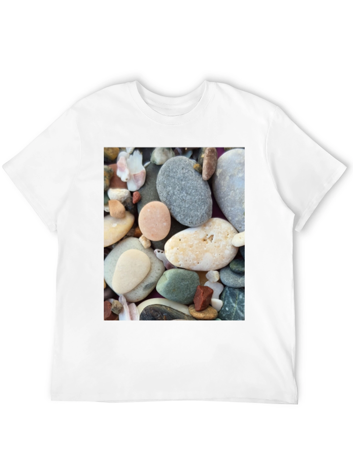 Pebble Print Tee - Beach Lovers Comfort