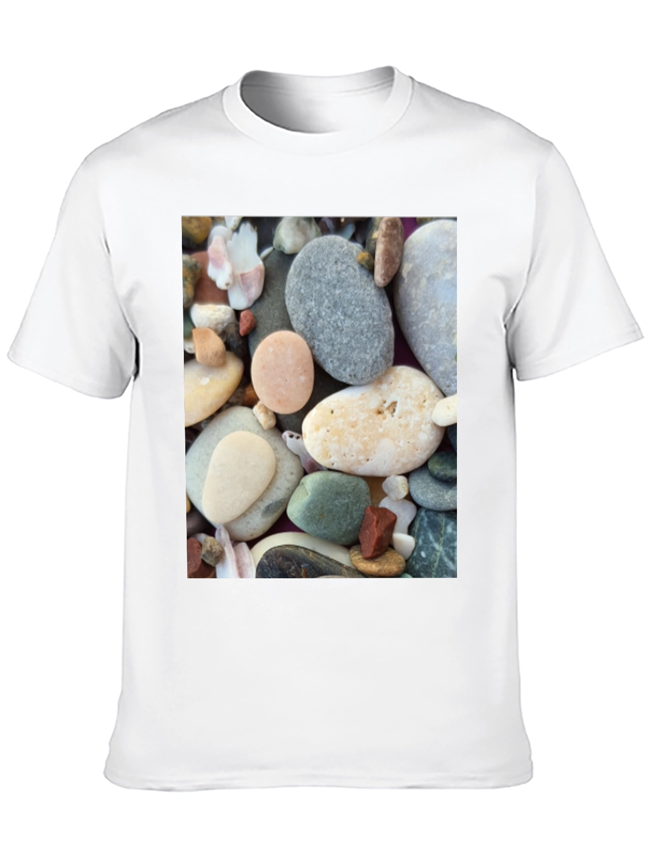 Pebble Print Tee - Beach Lovers Comfort