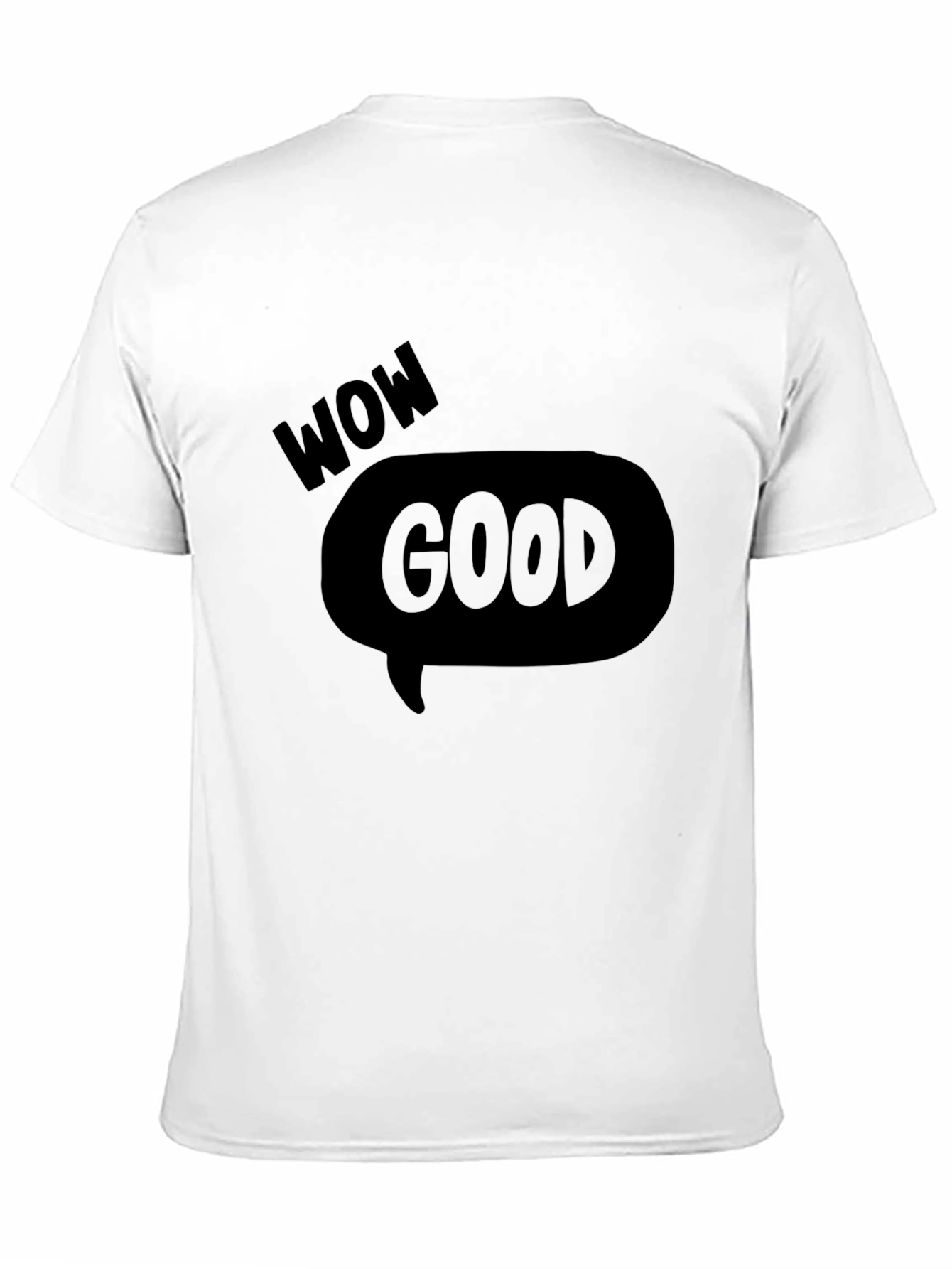 Wow Good Graphic Tee - Mens Black T-Shirt