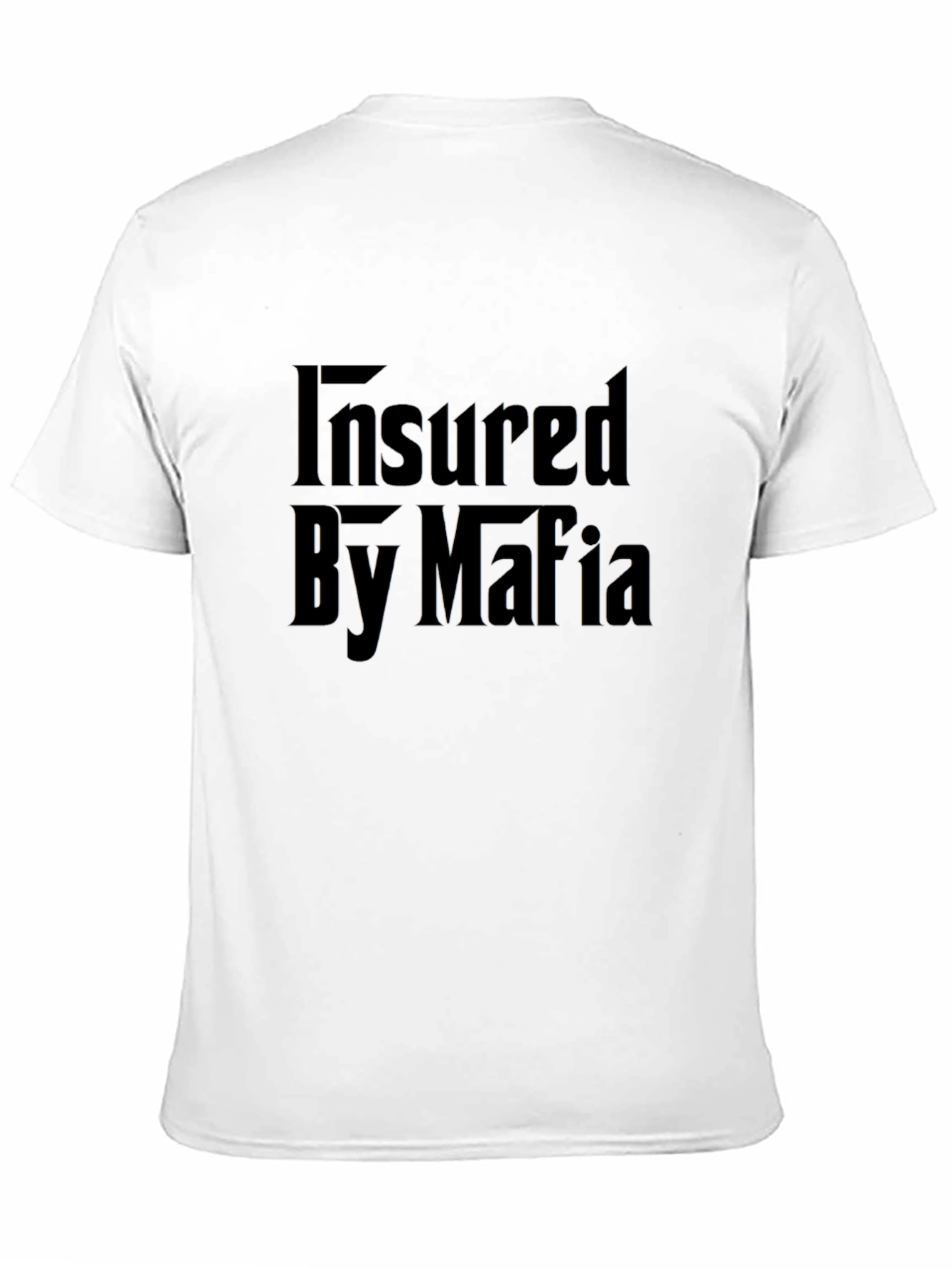 Insured By Mafia Graphic T-Shirt - Black