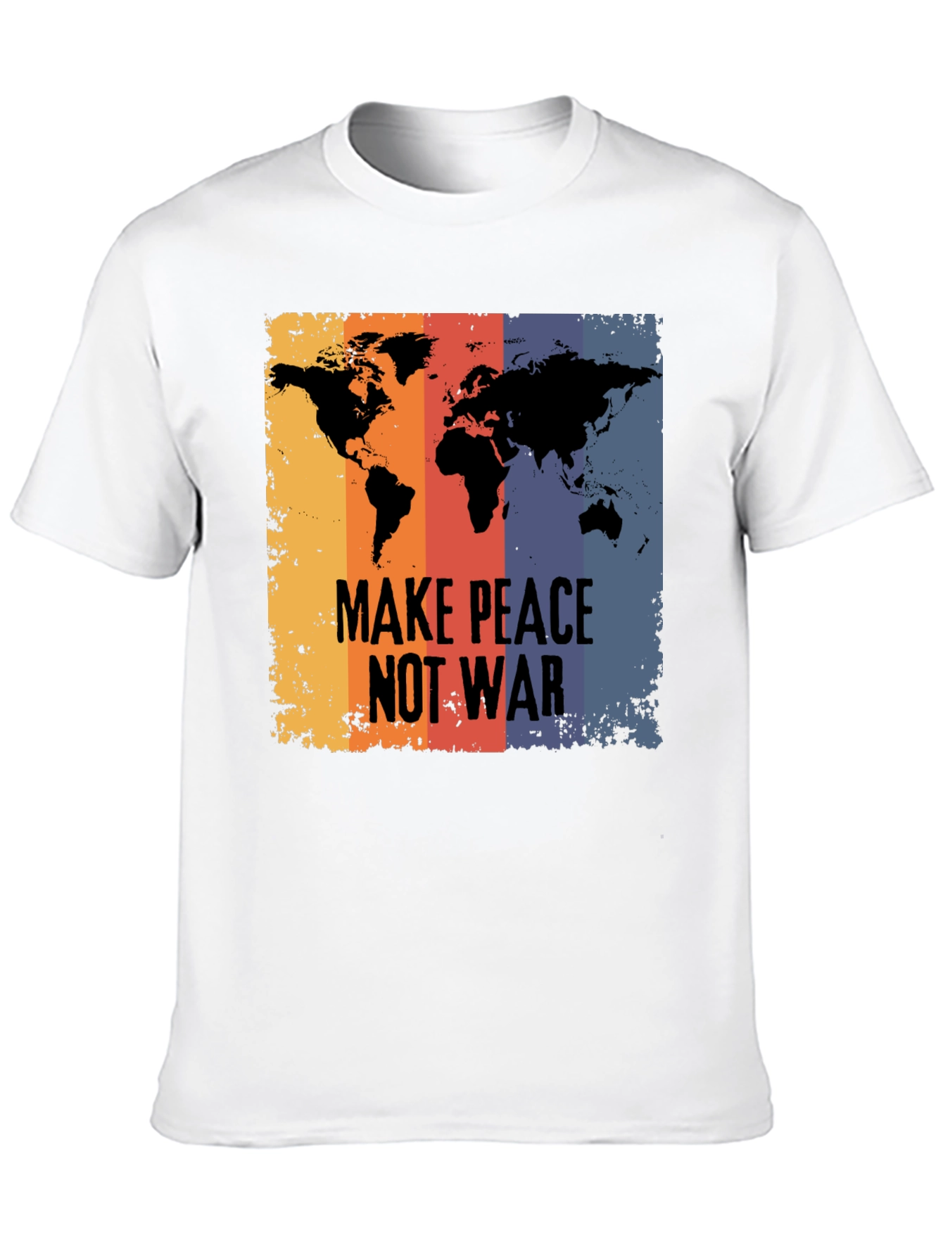 Peace Not War T-Shirt - Global Unity Design