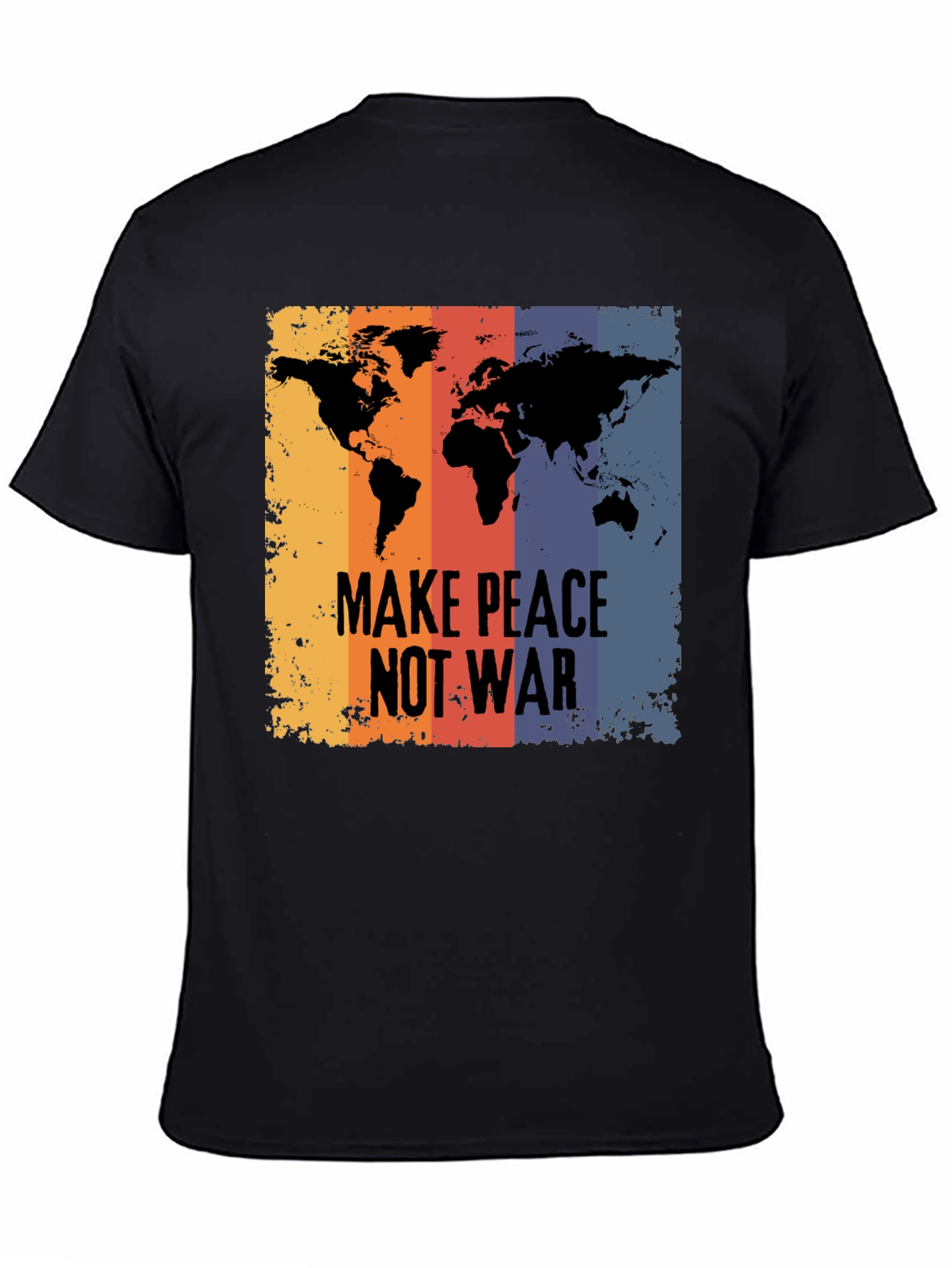 Peace Not War T-Shirt - Global Unity Design