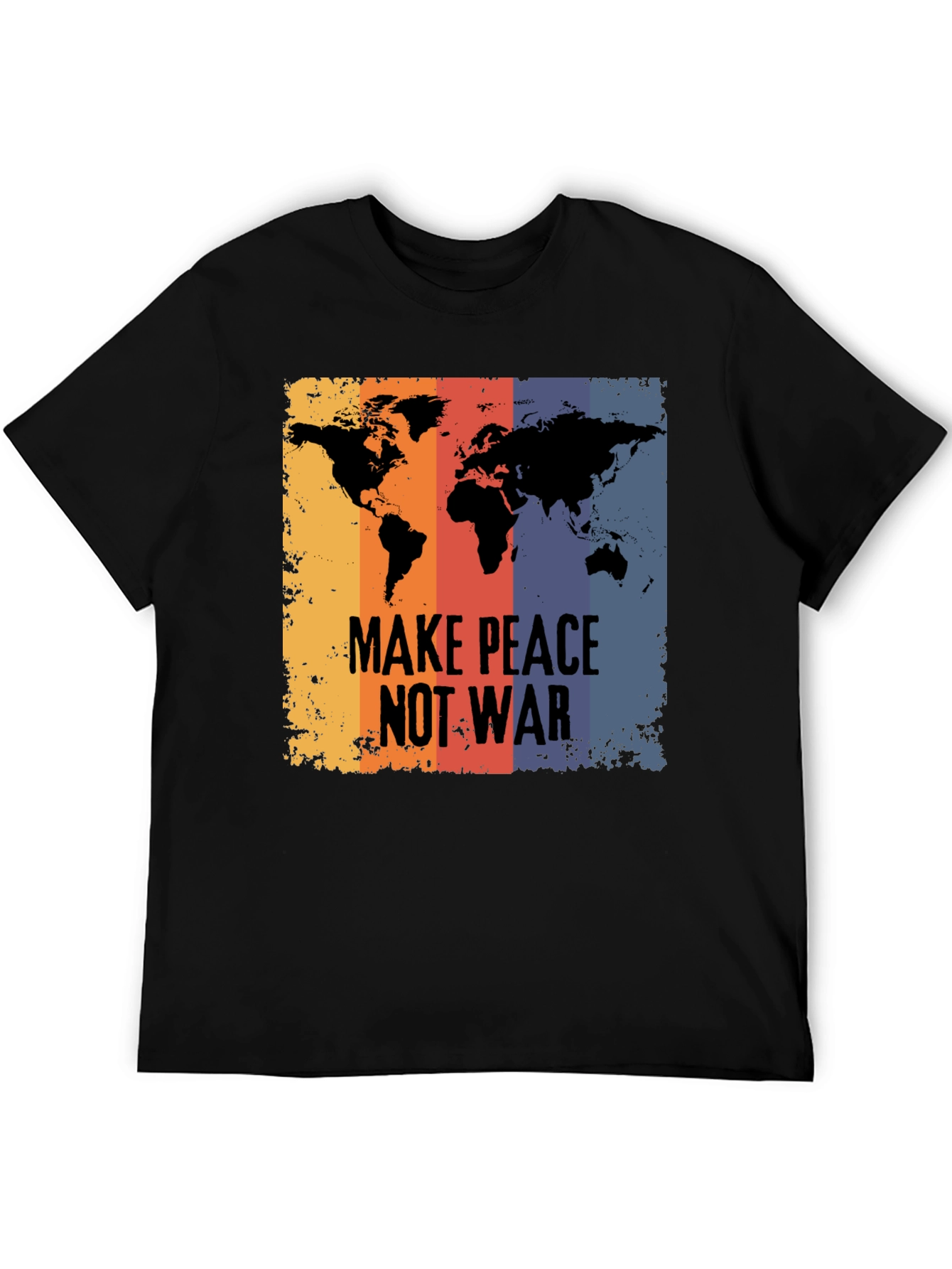 Peace Not War T-Shirt - Global Unity Design
