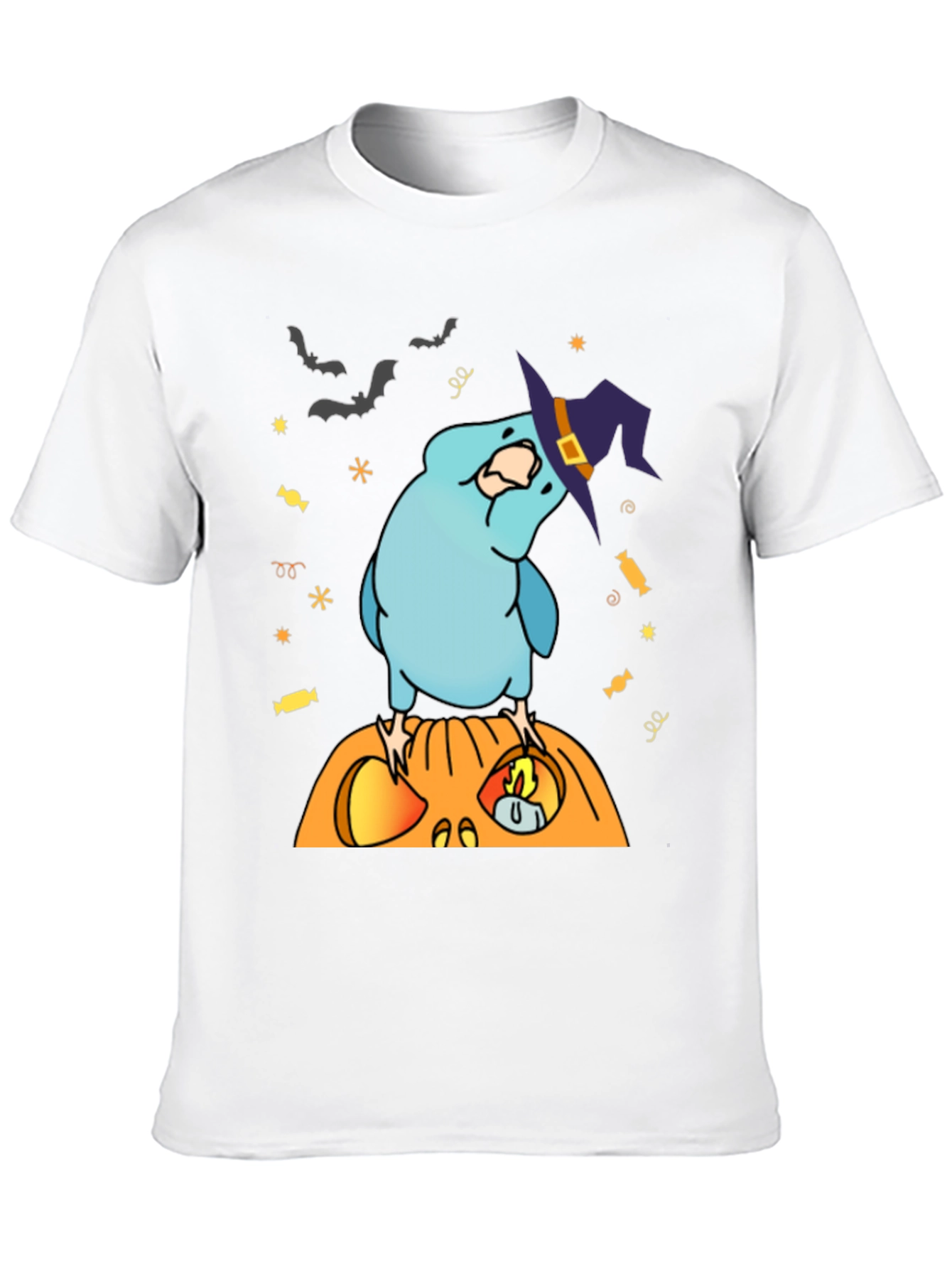 Halloween Bird Pumpkin T-Shirt