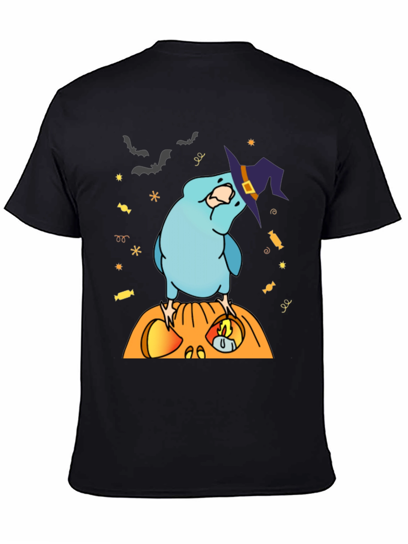 Halloween Bird Pumpkin T-Shirt