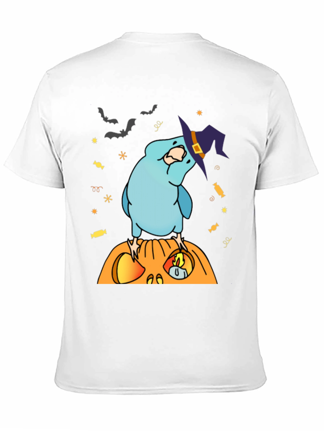 Halloween Bird Pumpkin T-Shirt