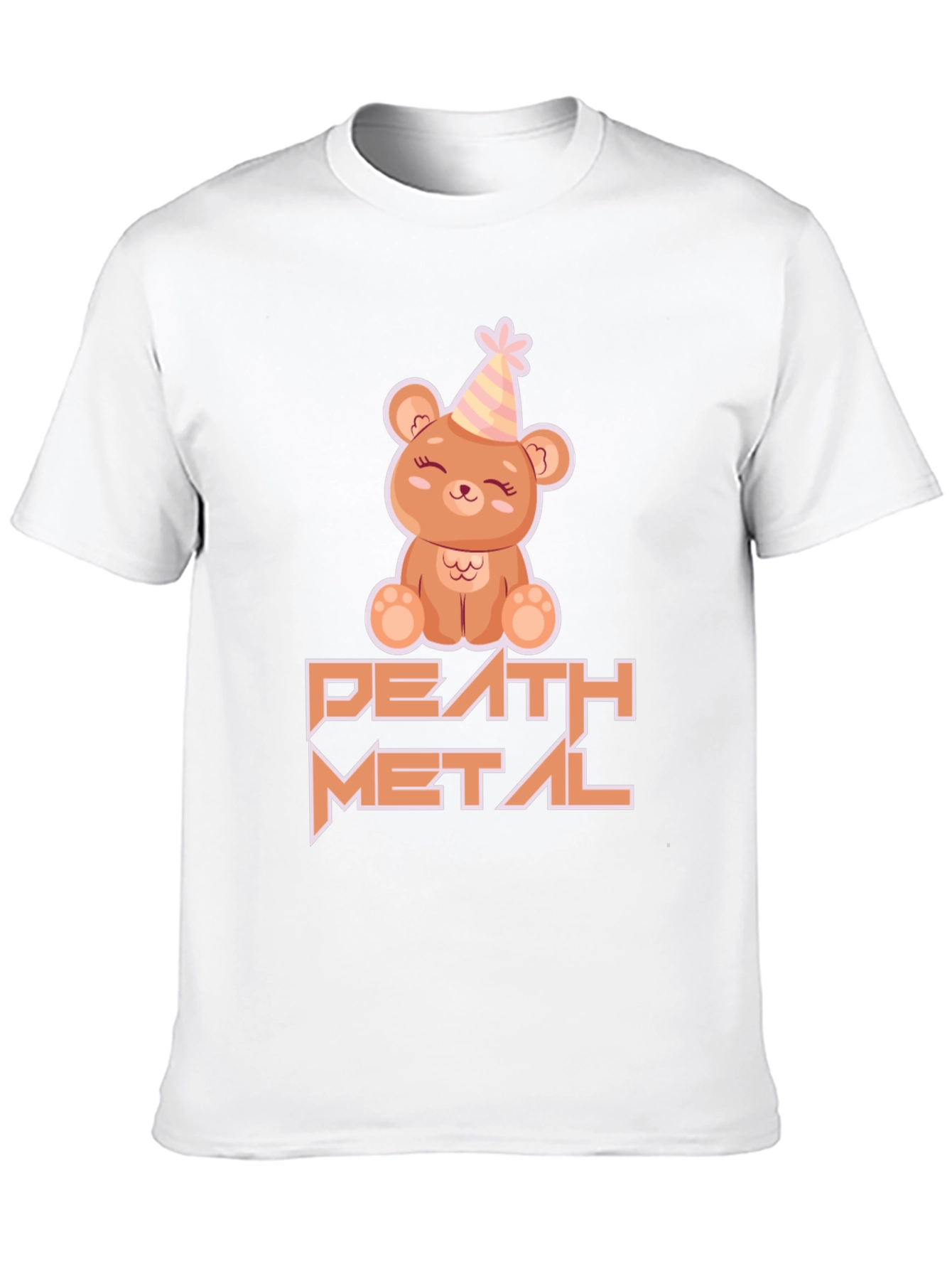 Death Metal Teddy Bear Black T-Shirt