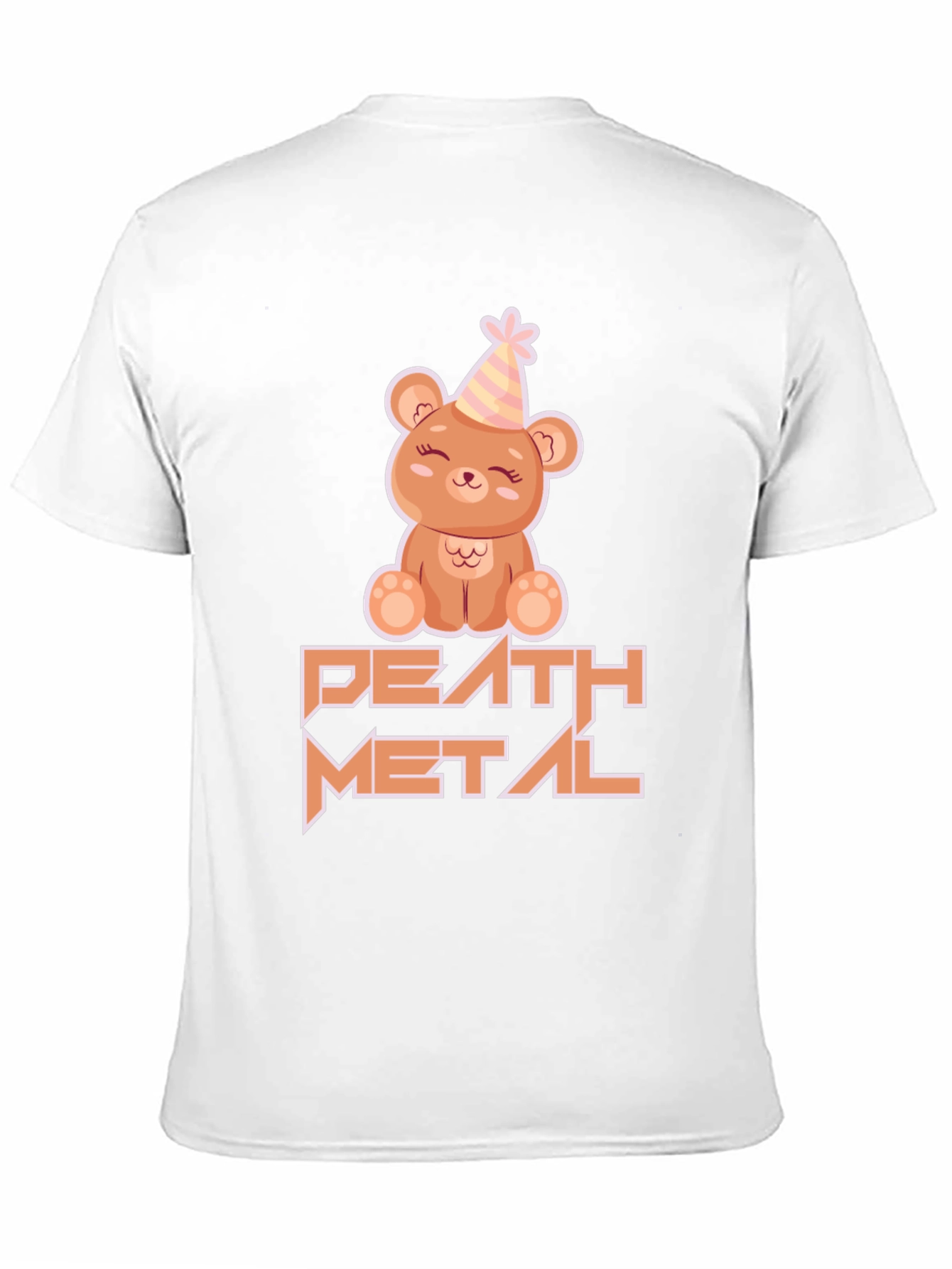 Death Metal Teddy Bear Black T-Shirt