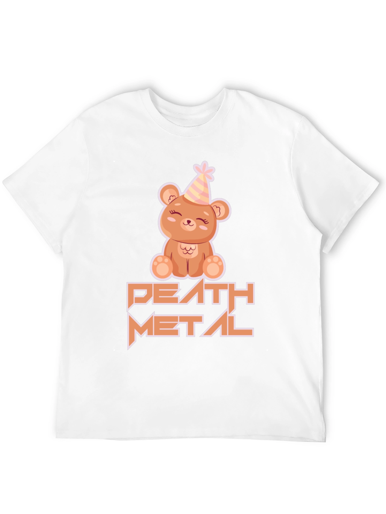 Death Metal Teddy Bear Black T-Shirt