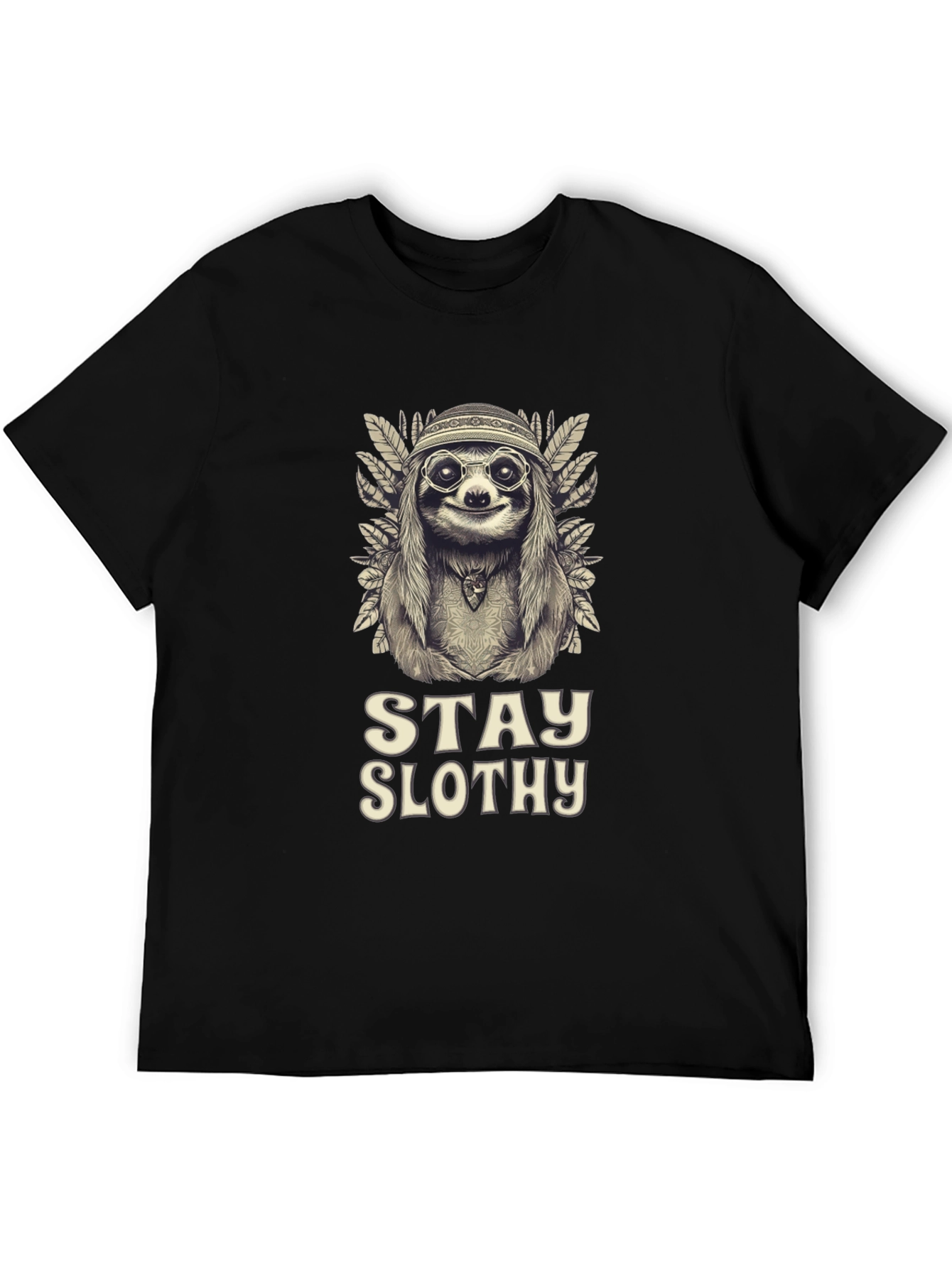 Stay Slothy Graphic Tee - Hippie Sloth