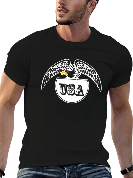 Eagle USA Graphic Black T-Shirt