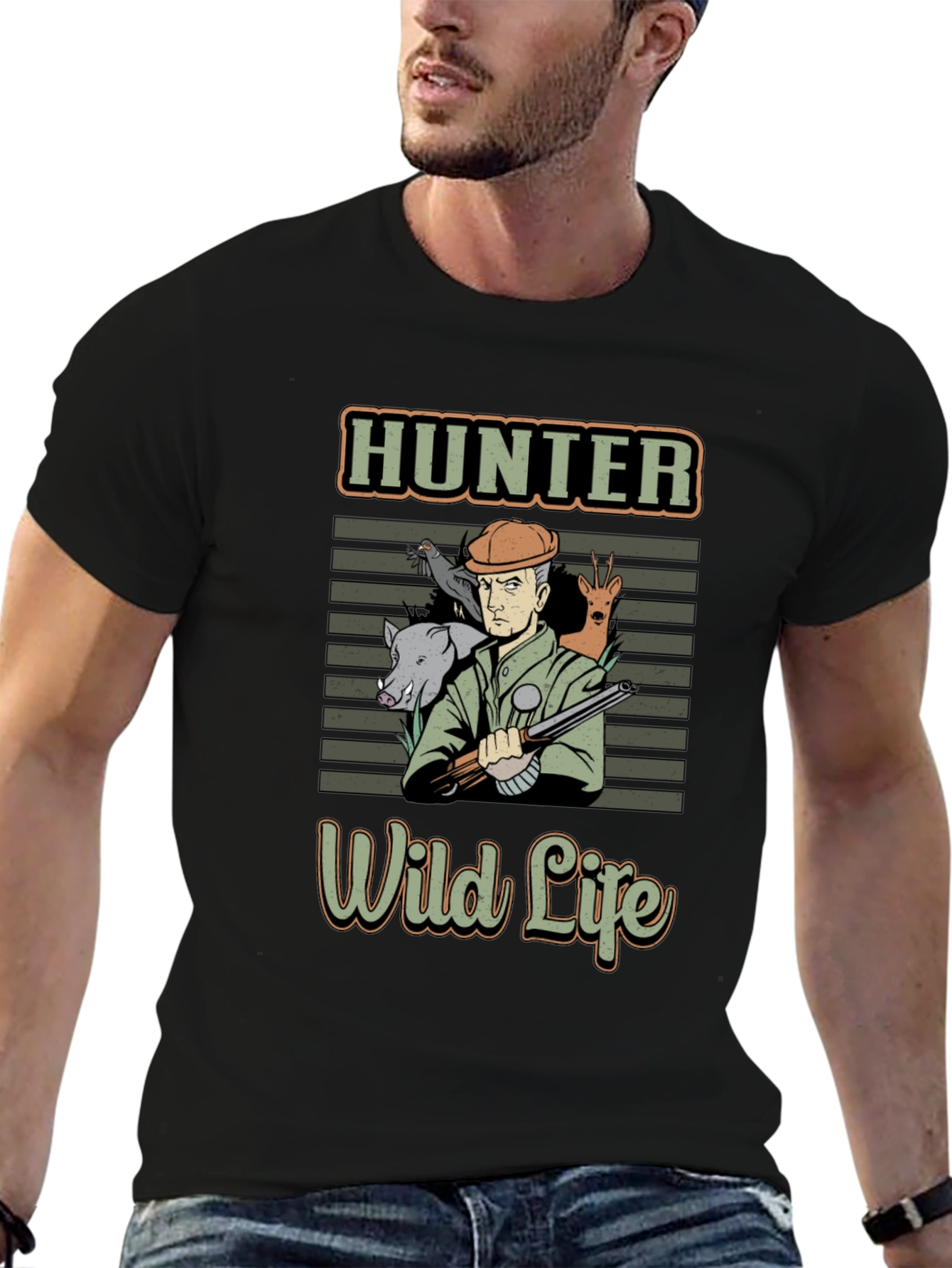 Hunter Wild Life Graphic T-Shirt