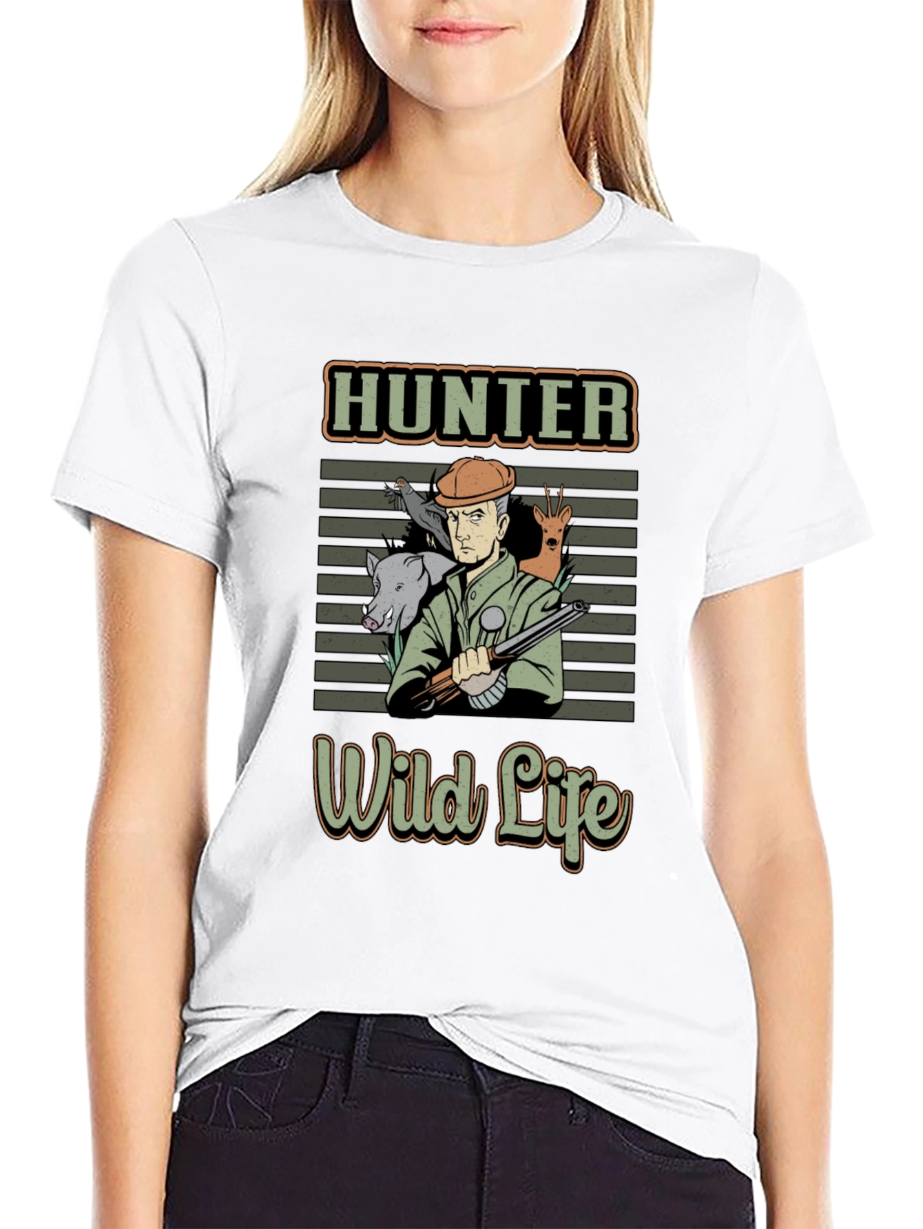 Hunter Wild Life Graphic T-Shirt