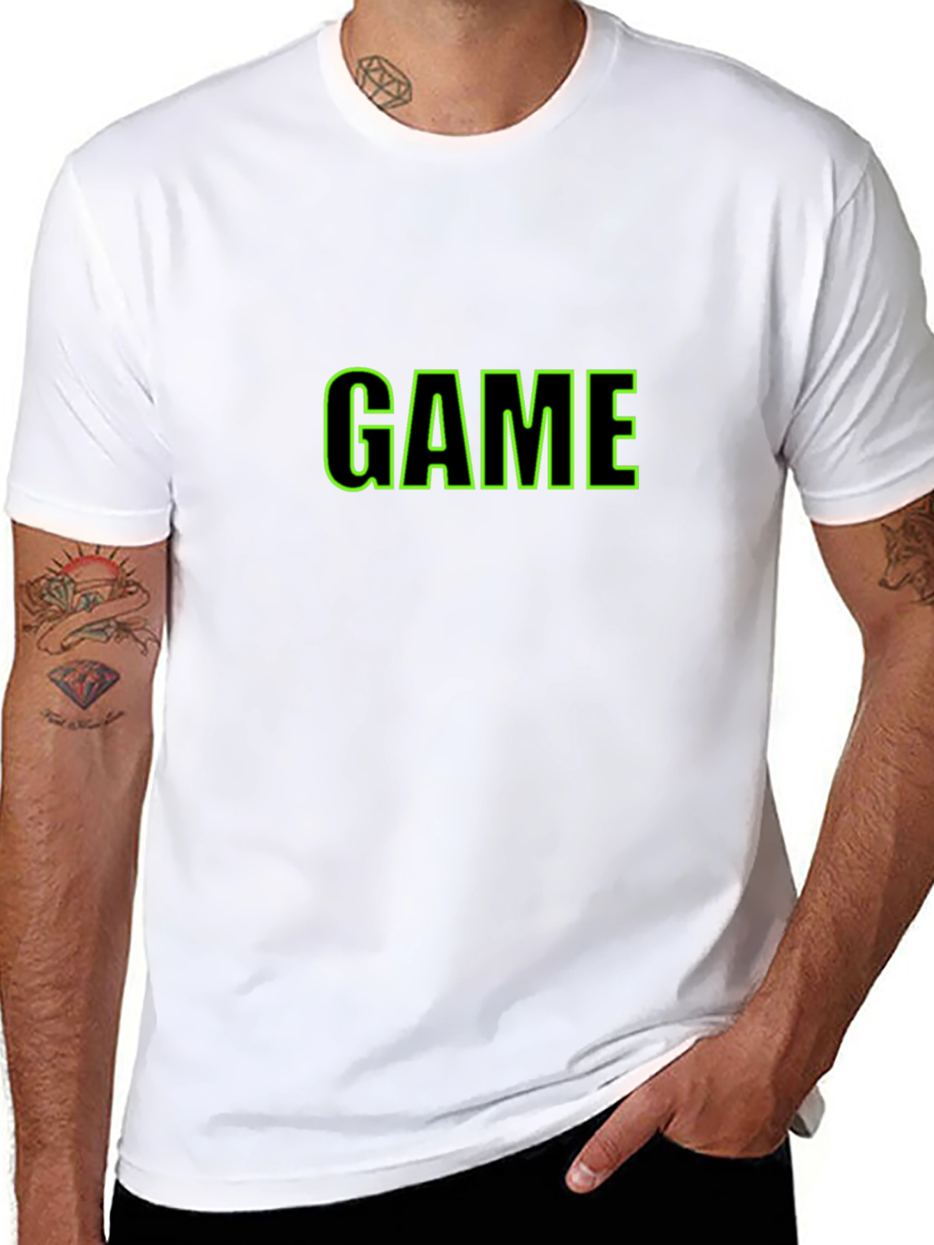 Gamer Style Black T-Shirt
