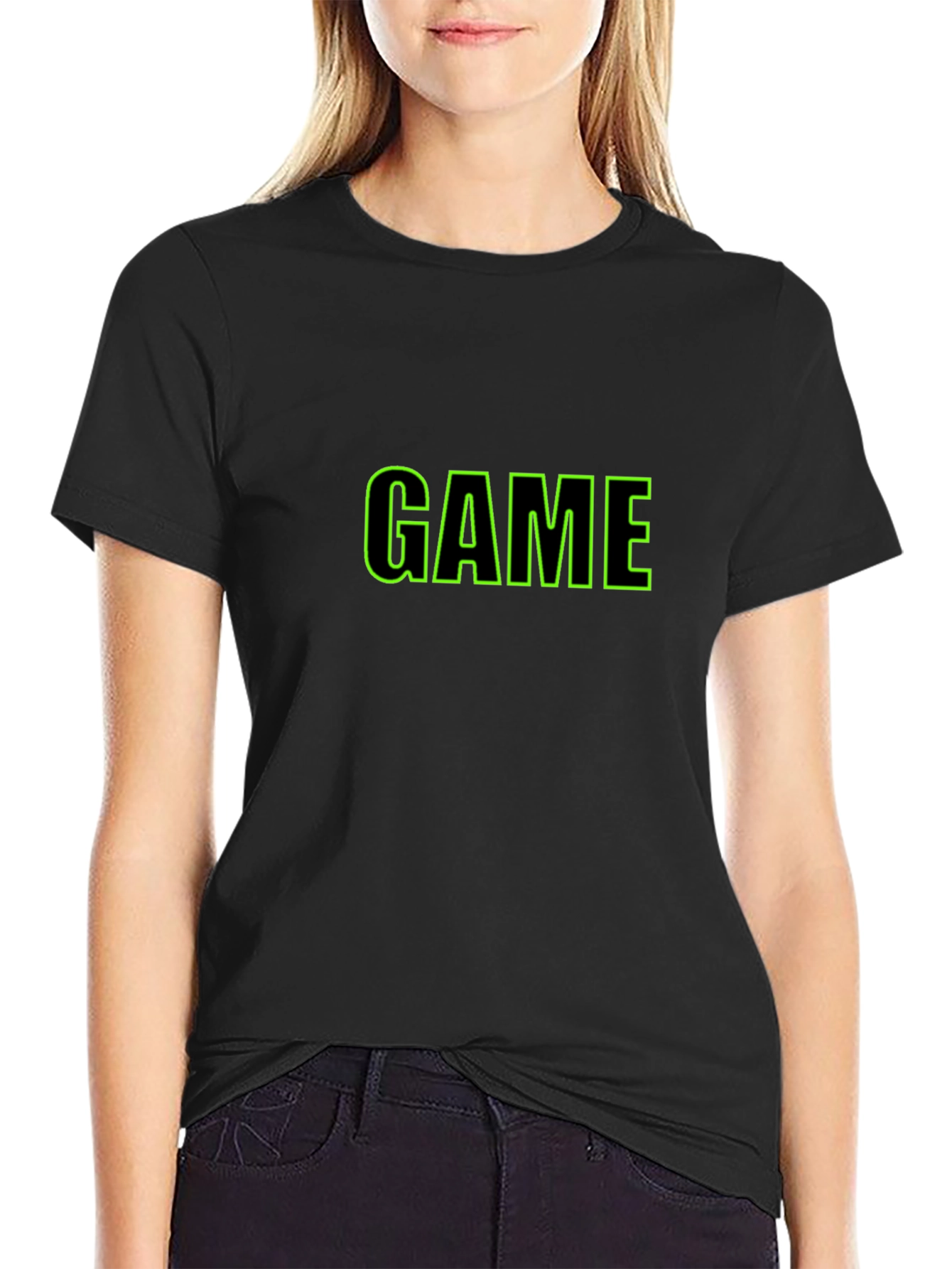 Gamer Style Black T-Shirt