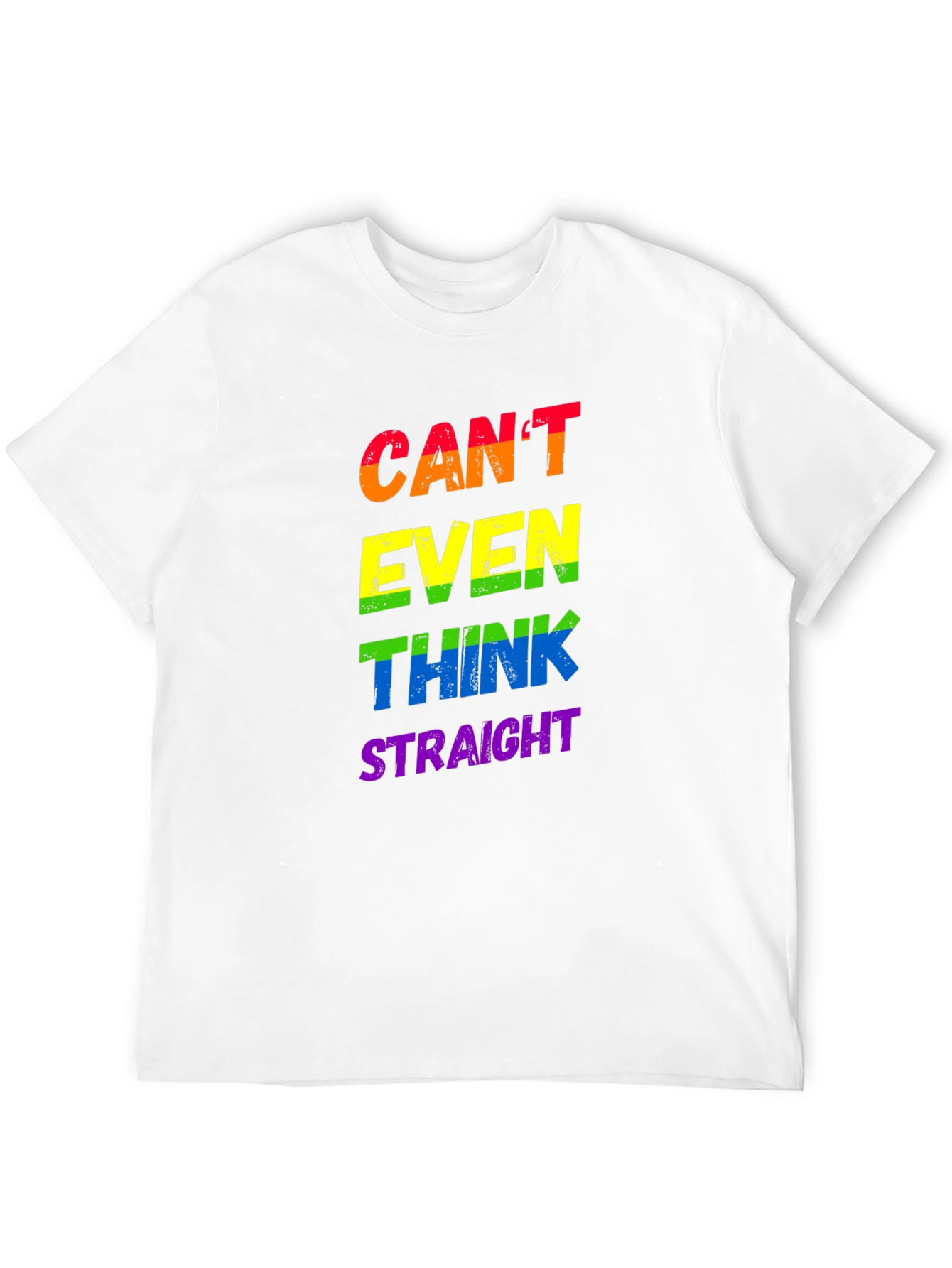 LGBTQ+ Pride T-Shirt - Cant Even Think Straight