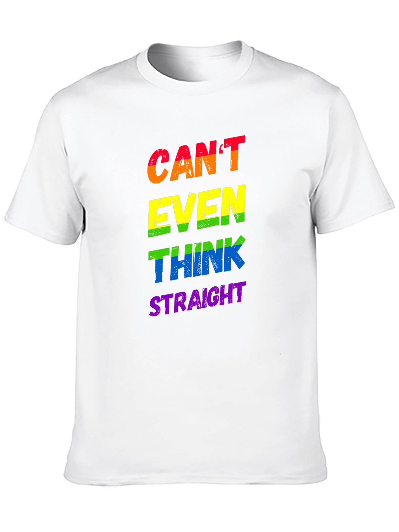 LGBTQ+ Pride T-Shirt - Cant Even Think Straight