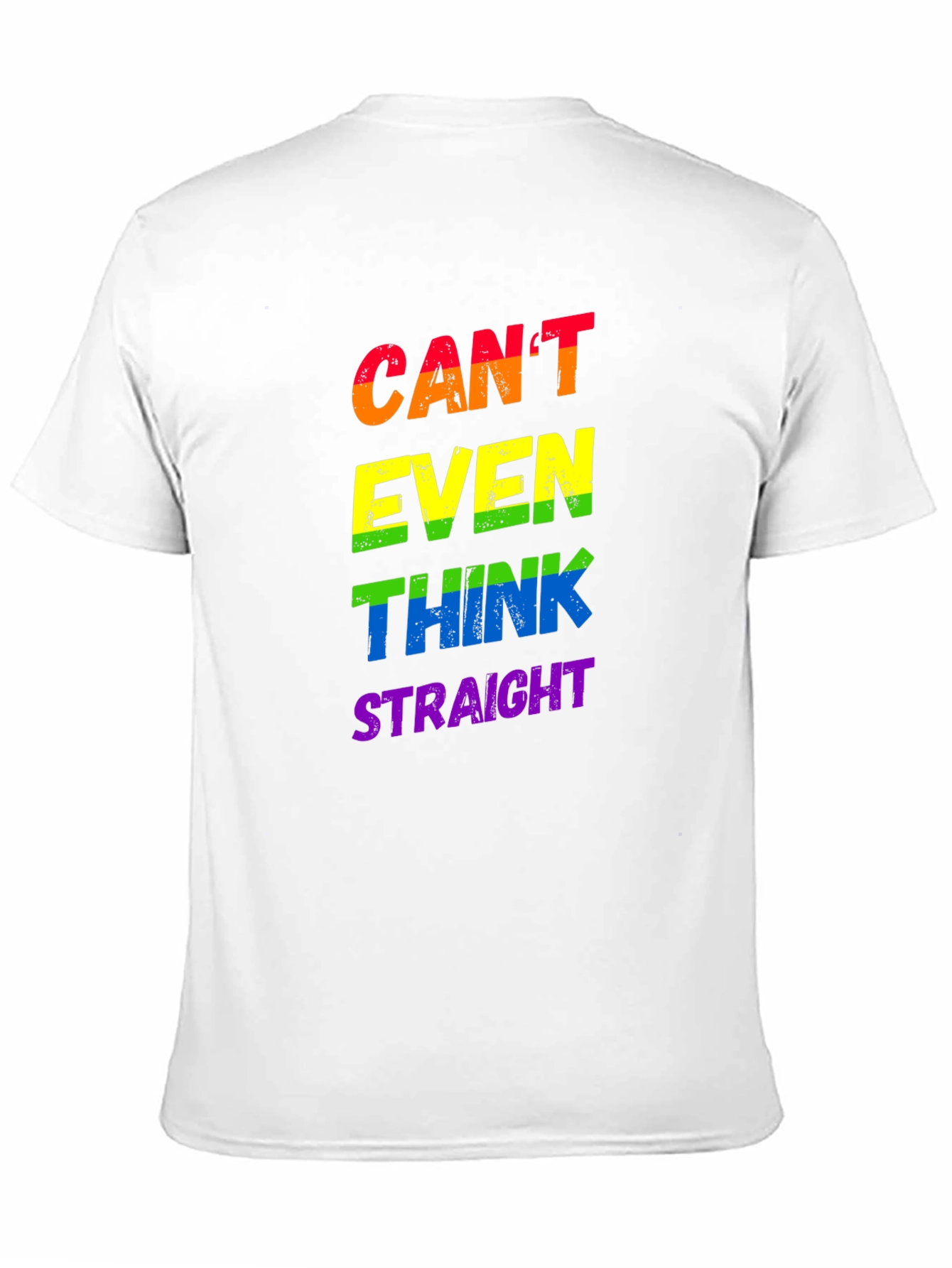 LGBTQ+ Pride T-Shirt - Cant Even Think Straight