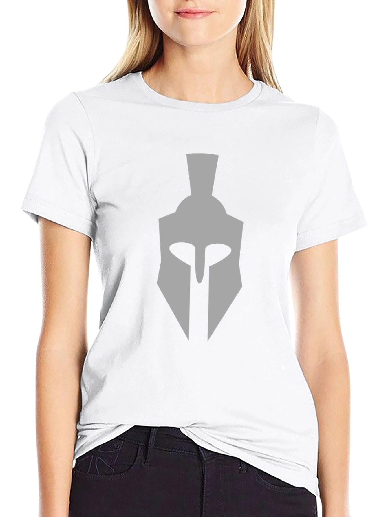 Spartan Helmet Graphic T-Shirt - Classic Design