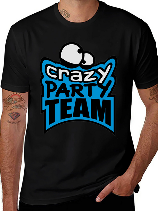 Crazy Party Team Graphic T-Shirt