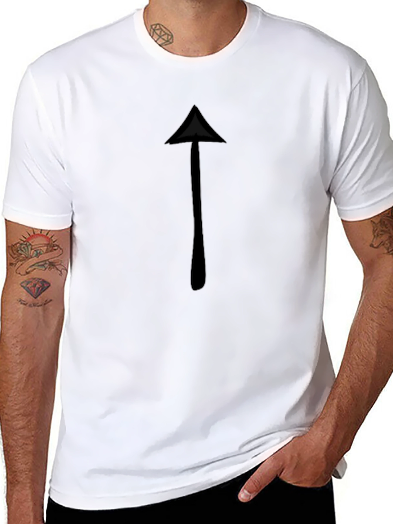 Arrow Graphic Tee - Casual Comfort